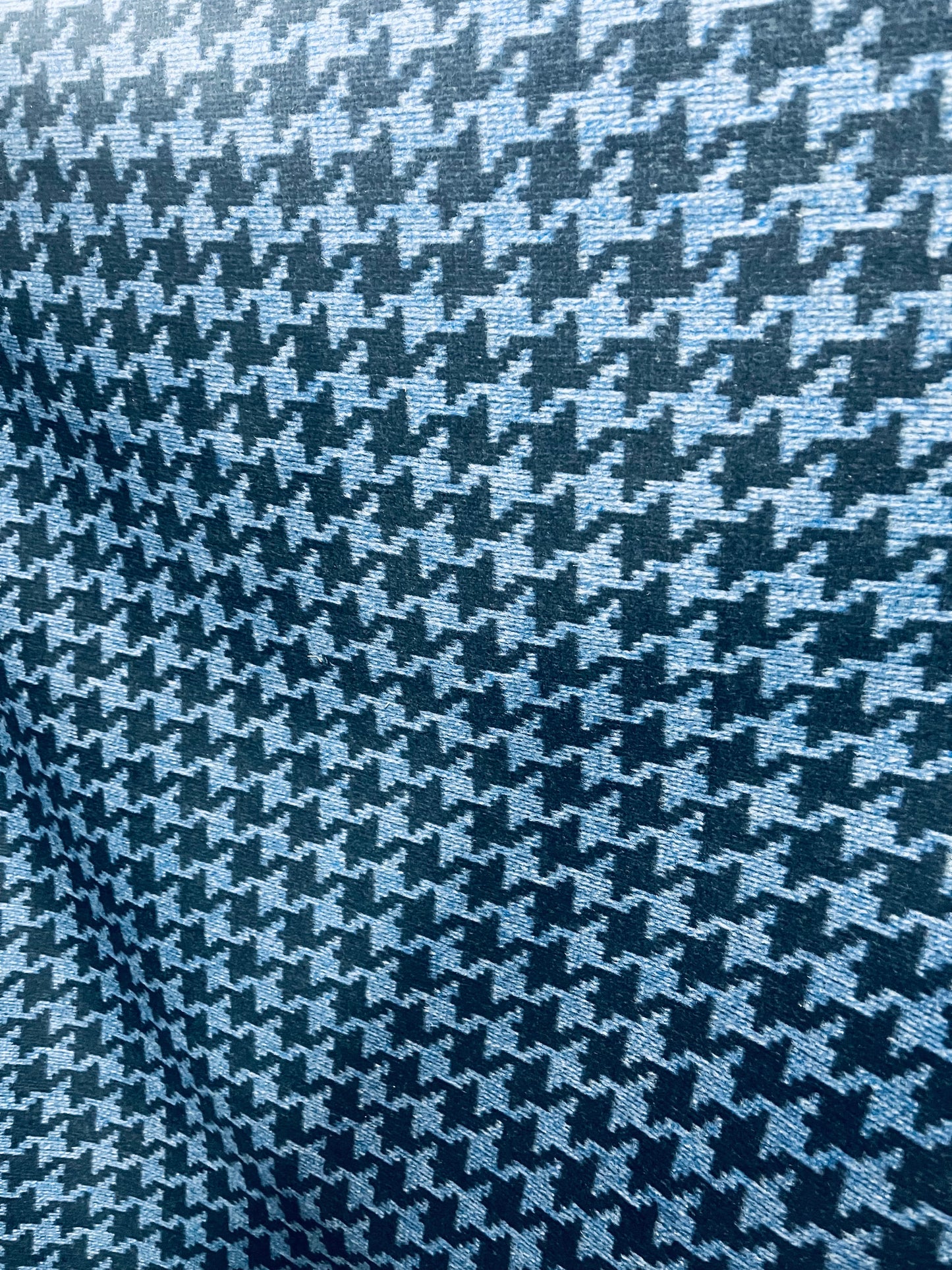 Houndstooth plaid 100% cashmere super soft dabble face great fabric for sweaters dress jacket upholstery pillow and much more