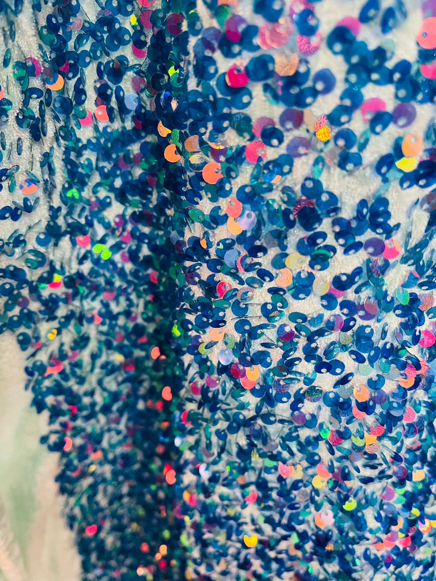 Aquarium iridescent 4way stretch velvet sequins velvet great for dress prom jackets pants skirt and much more