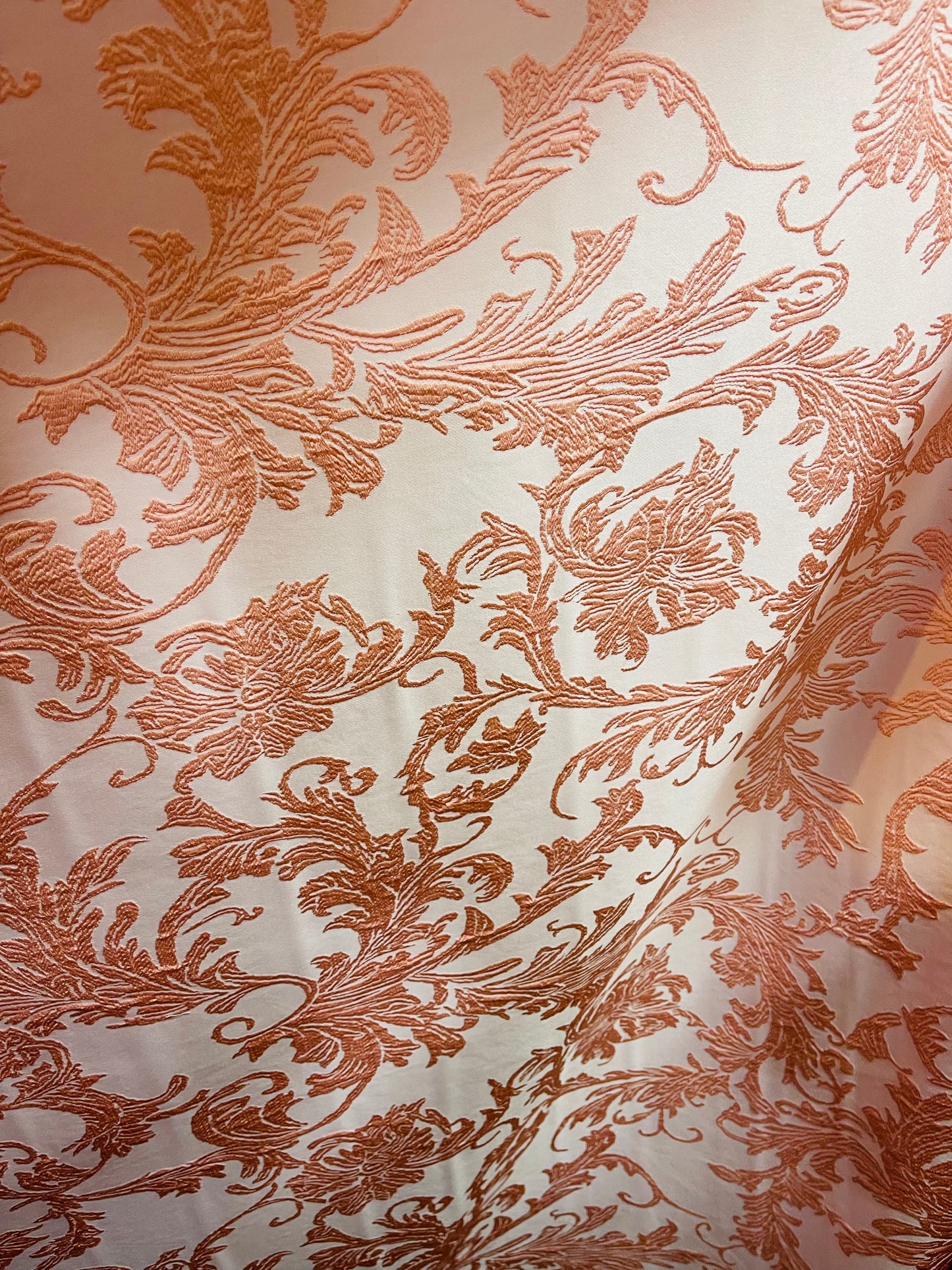 Japanese style designer satin mikado Floral Brocade great for dress jacket pants skirt and much more made in Italy