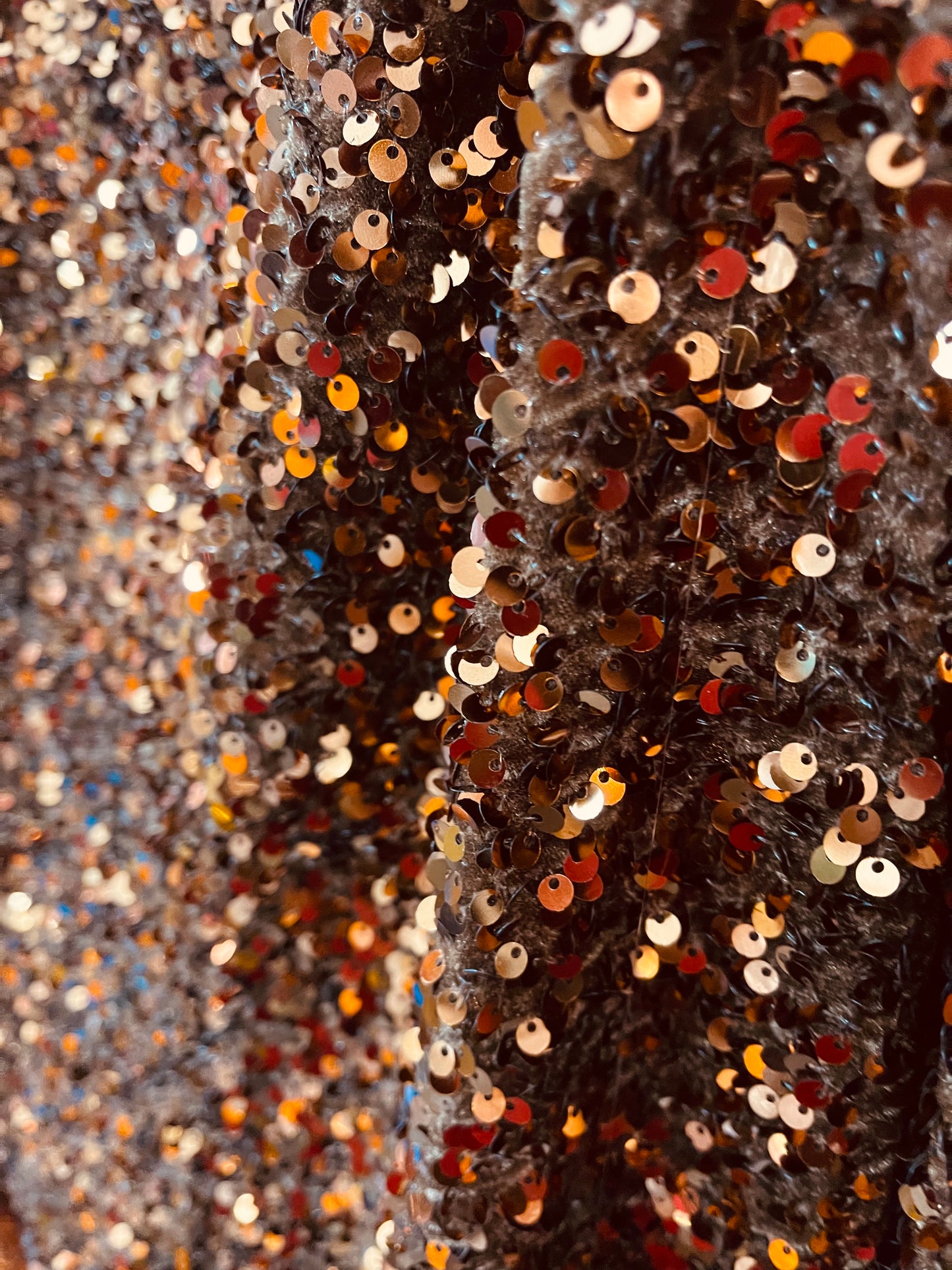Brown 4way stretch velvet sequins velvet great for dress prom jackets pants skirt and much more
