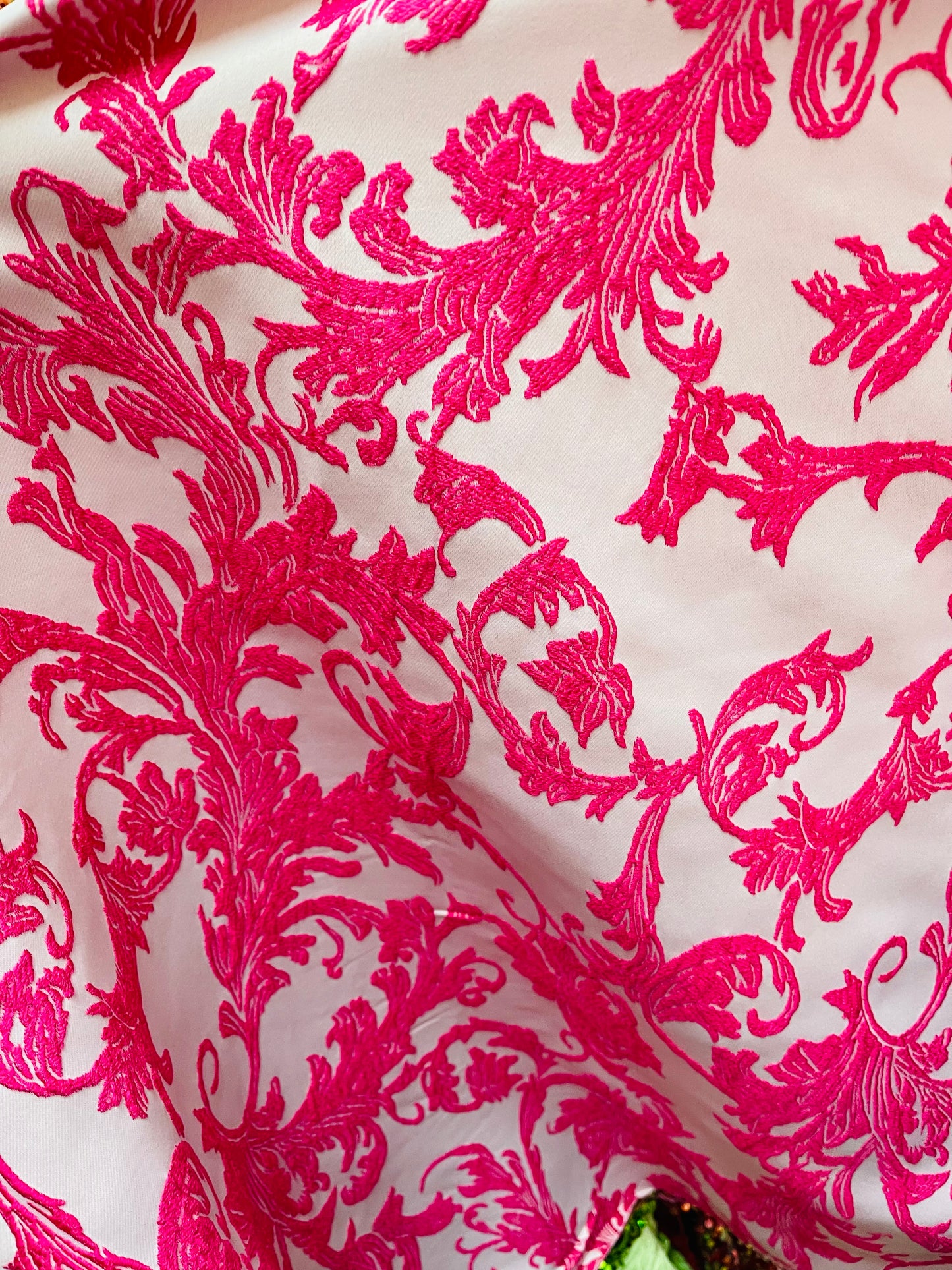 Japanese style designer satin mikado Floral Brocade great for dress jacket pants skirt and much more made in Italy