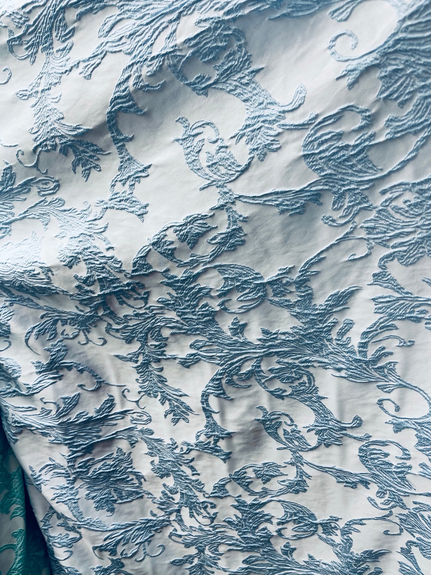 Japanese style designer satin mikado Floral Brocade great for dress jacket pants skirt and much more made in Italy
