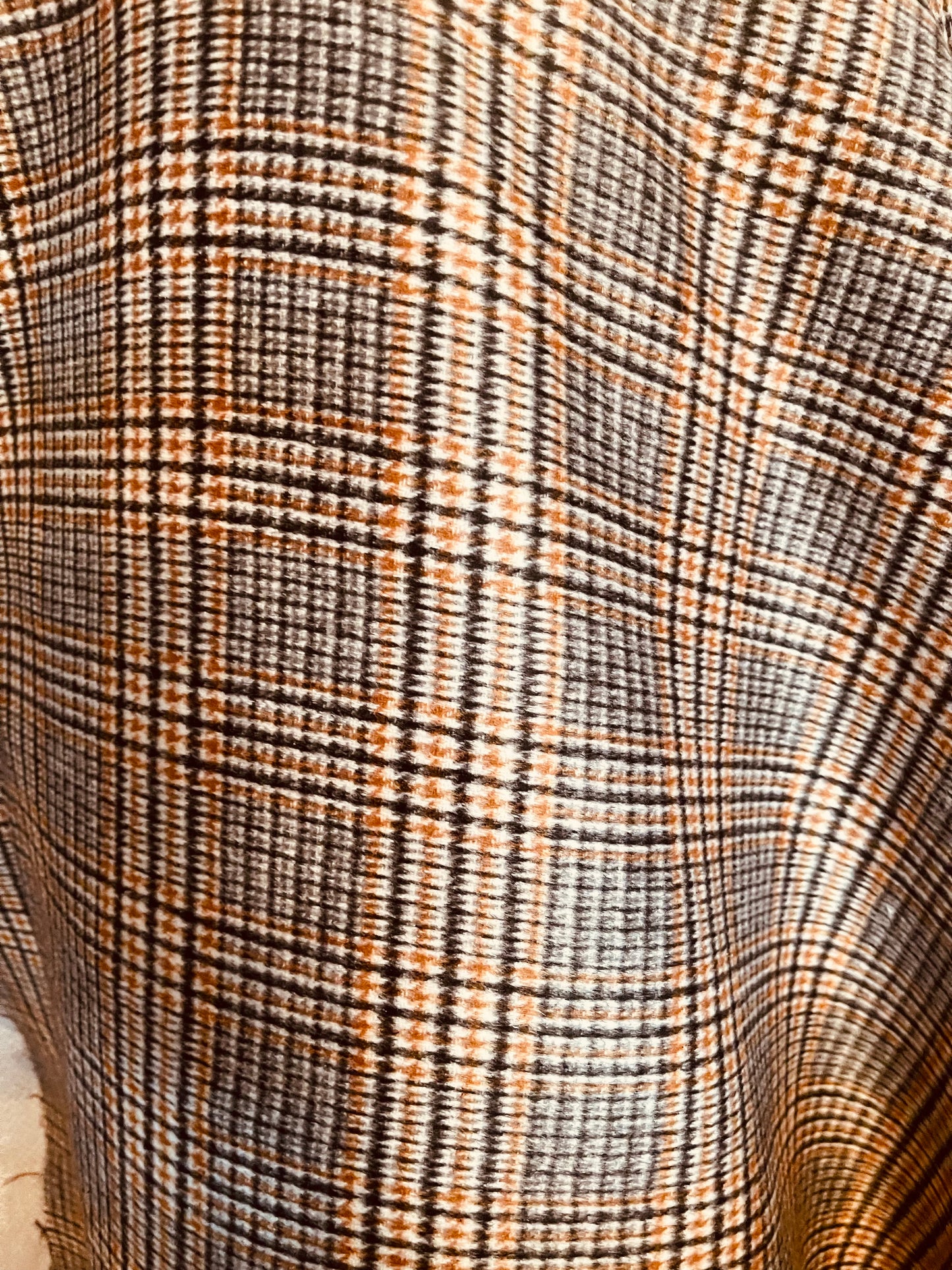 Glen Burberry plaid 100% cashmere super soft dabble face great fabric for sweaters dress jacket upholstery pillow and much more
