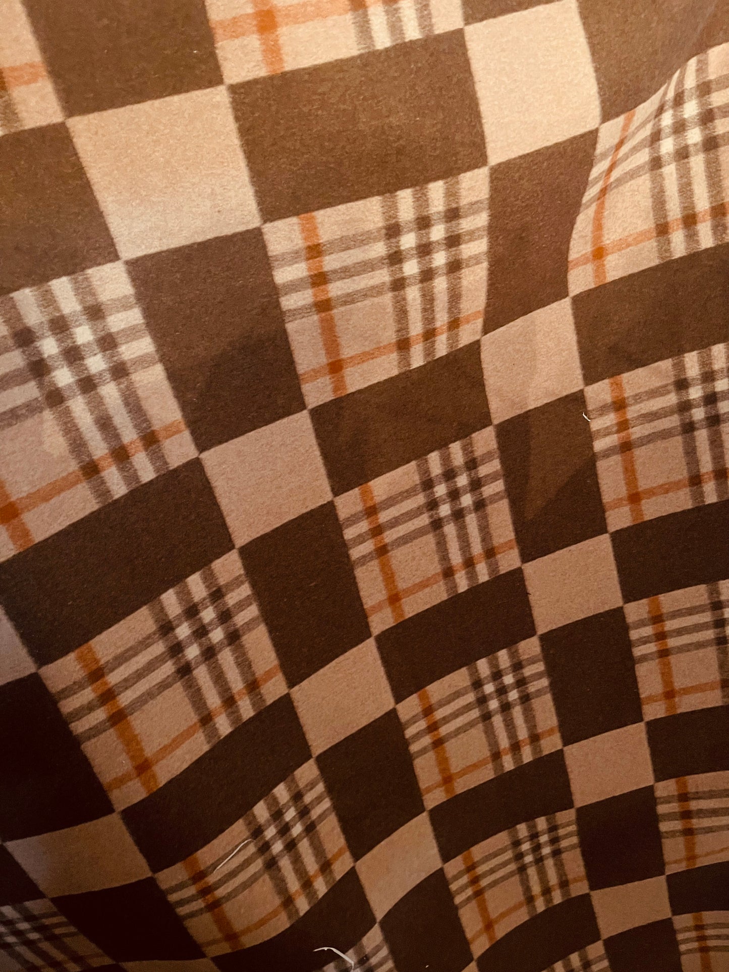 Checker board Burberry plaid 100% cashmere super soft dabble face great fabric for sweaters dress jacket upholstery pillow and much more