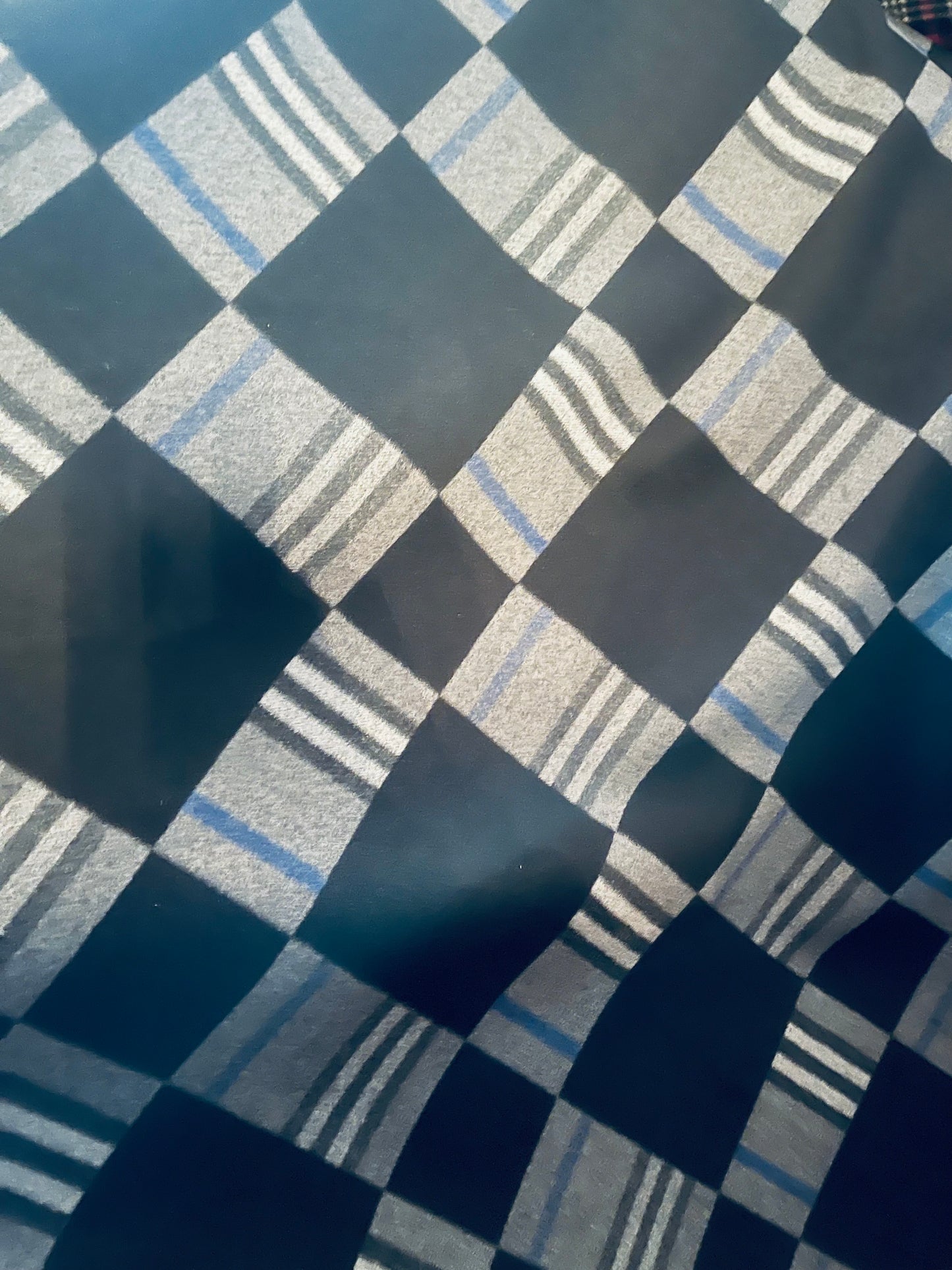 Burberry checker board plaid 100% cashmere super soft dabble face great fabric for sweaters dress jacket upholstery pillow and much more