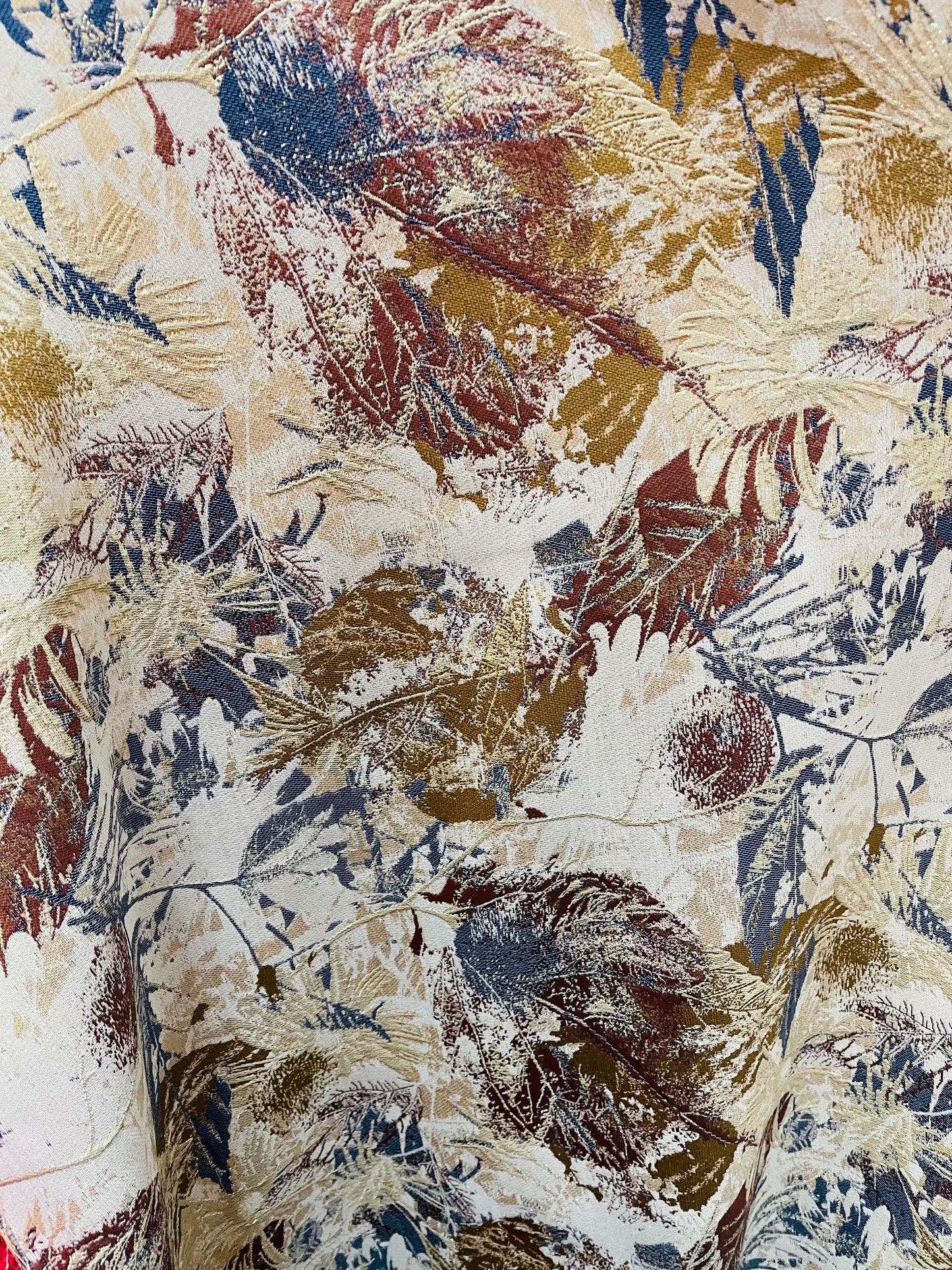Japanese style designer mikado Floral Brocade great for dress jacket pants skirt and much more made in Italy