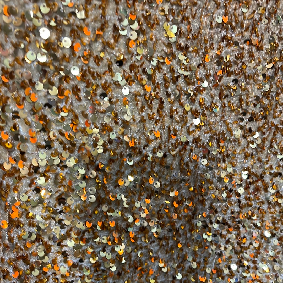 Gold on gold 4way stretch velvet sequins velvet great for dress prom jackets pants skirt and much more