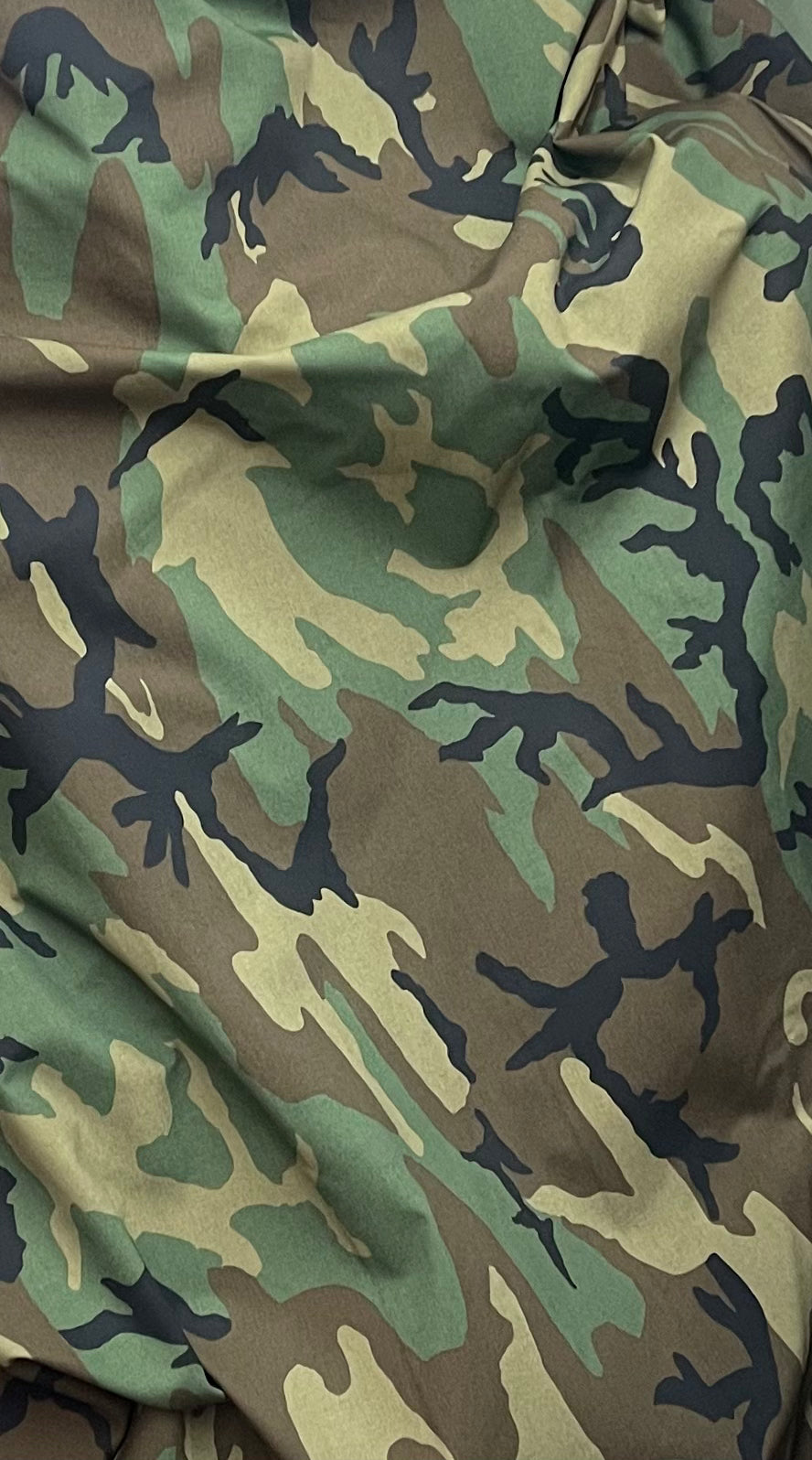 Camouflage denim great for dress jacket pants and much more