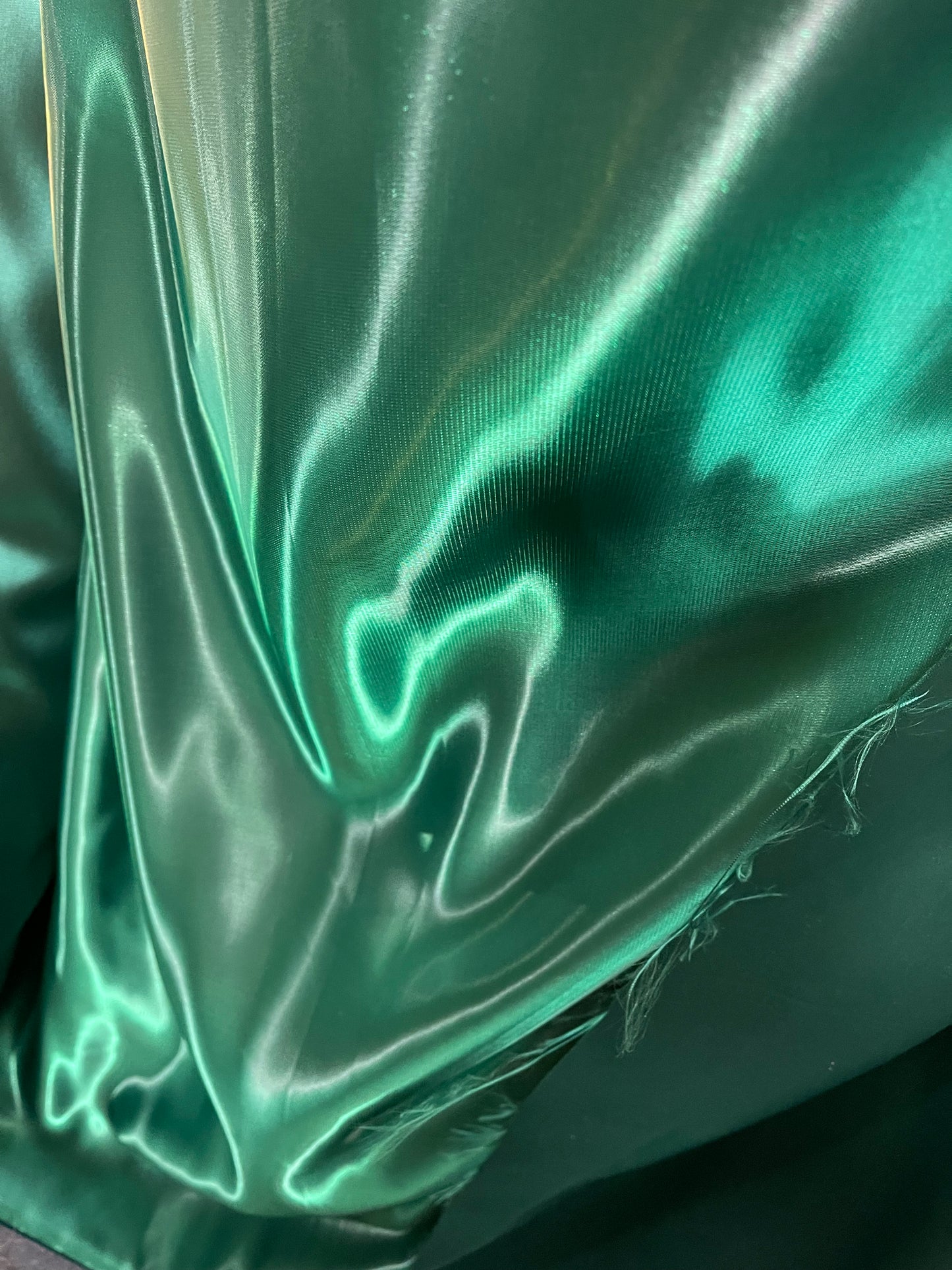 Green liquid great for dress jacket pants skirt and much more made in Italy