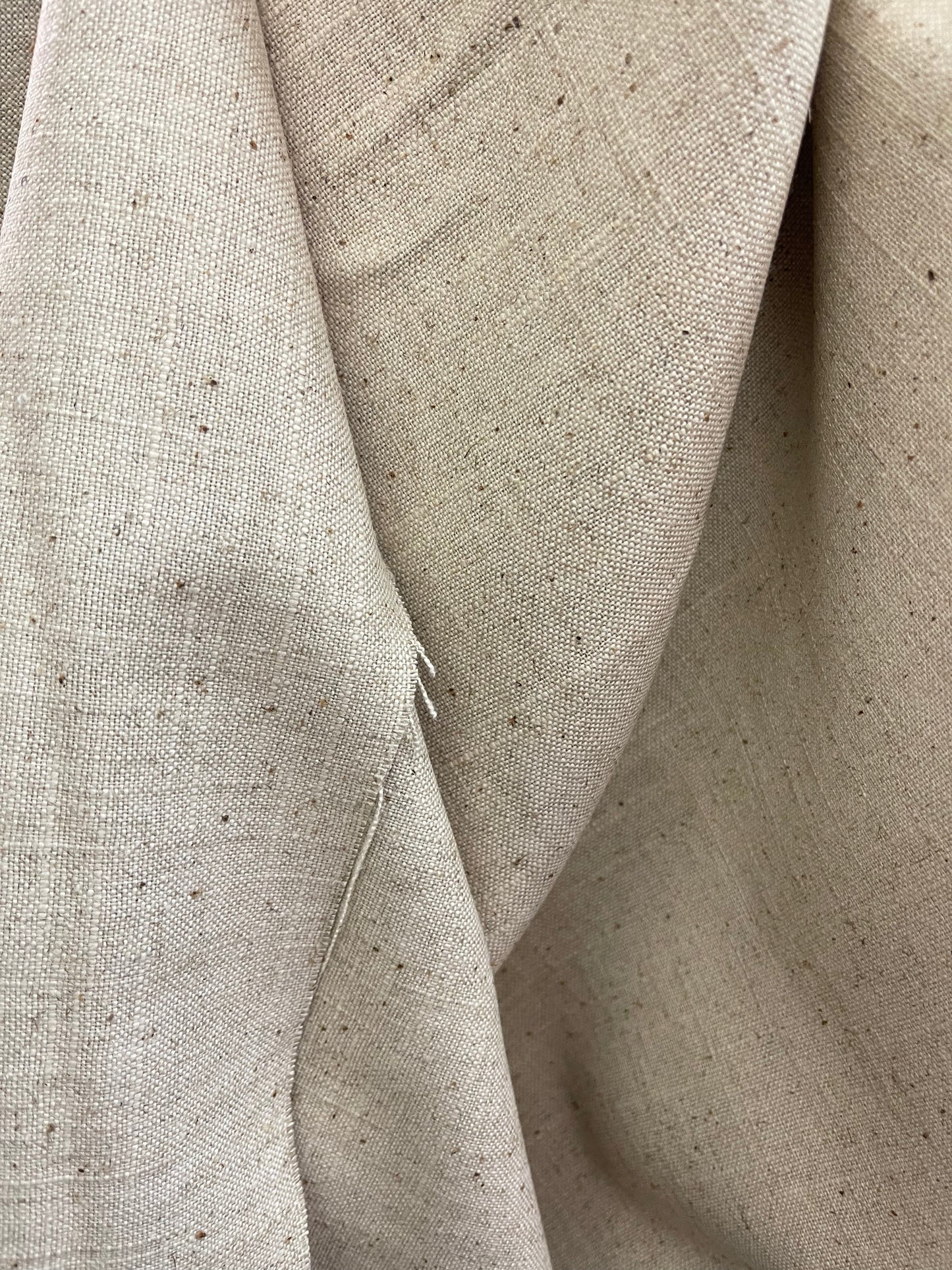 Natural oatmeal linen 10once great for upholstery dress jacket pants skirt pillow cover table cover curtains and much more made in Italy