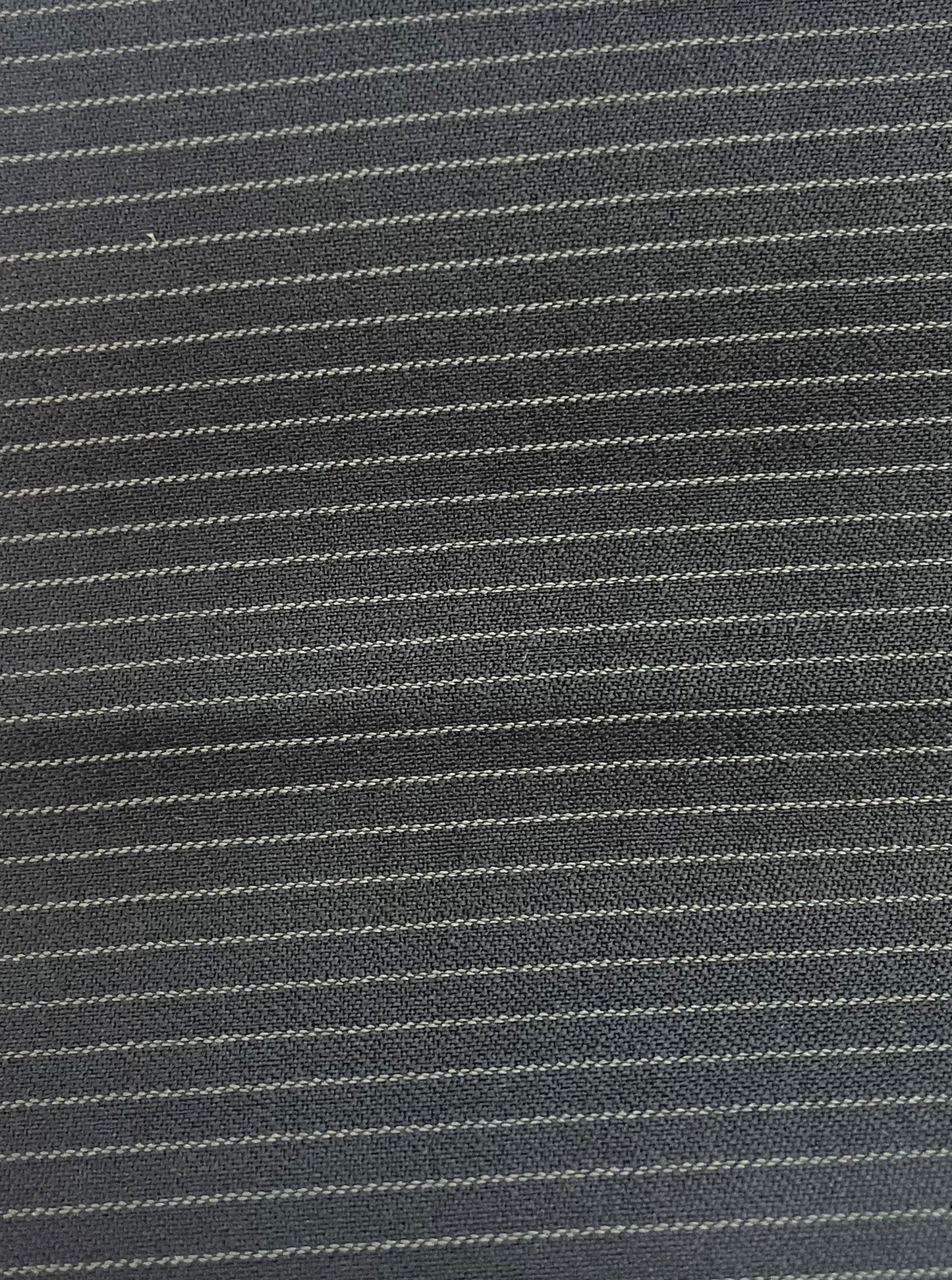 100% wool super 220s quality navy blue with white stripes made in Italy by Salvatore ferragamo