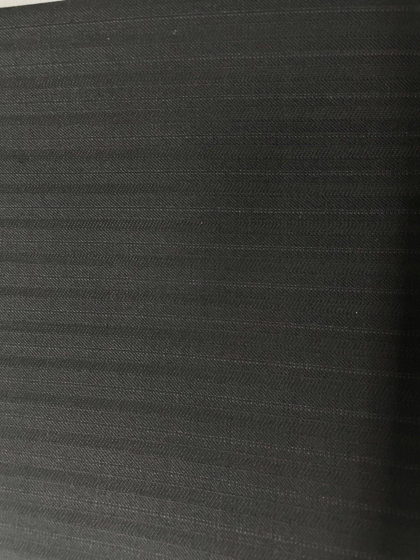 100% wool super 220s quality black with shadow stripes made in Italy by Oscar de la renta