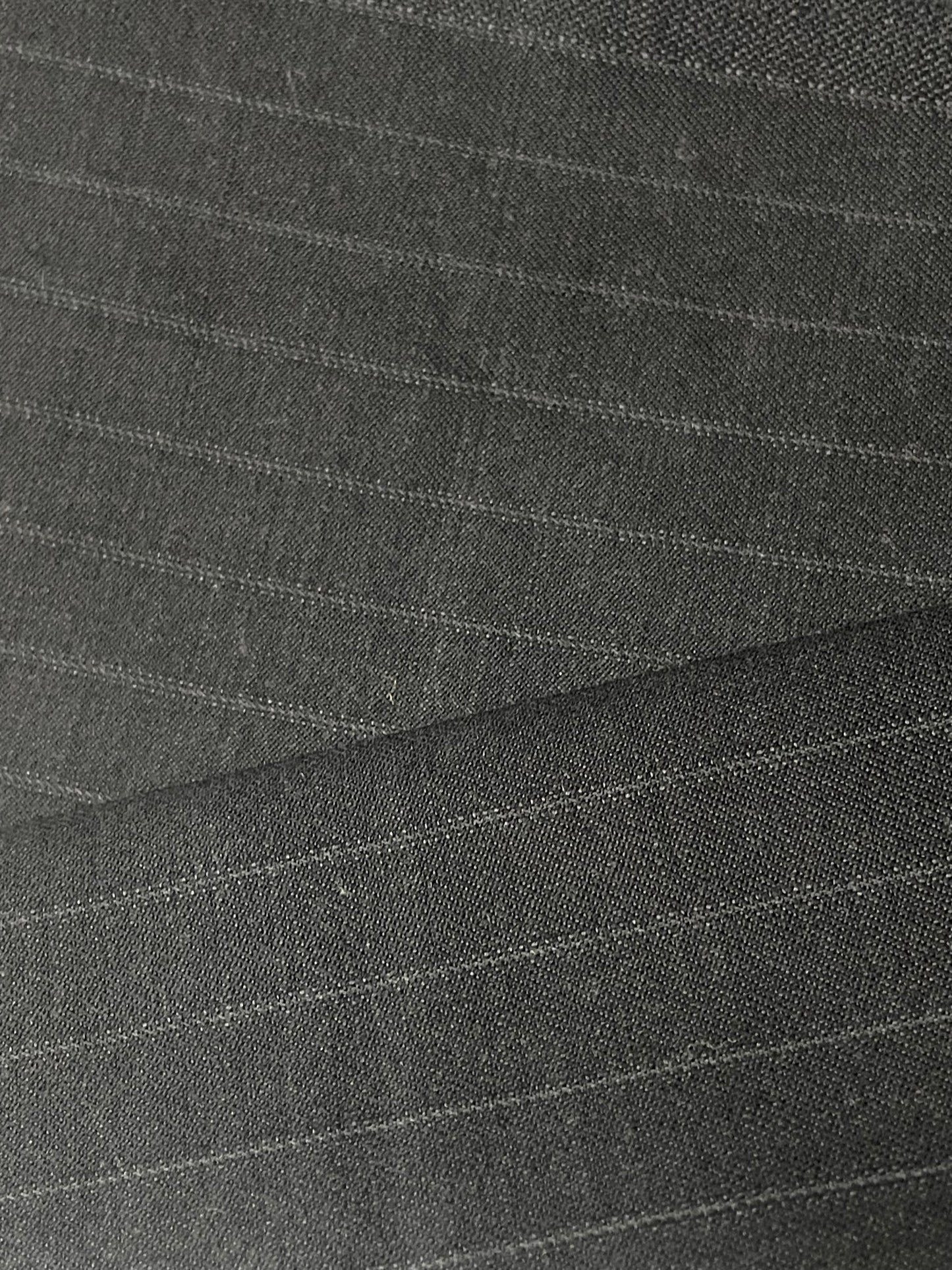 Dark gray with shadow stripes 100% wool designed by Salvatore ferragamo 220 quality