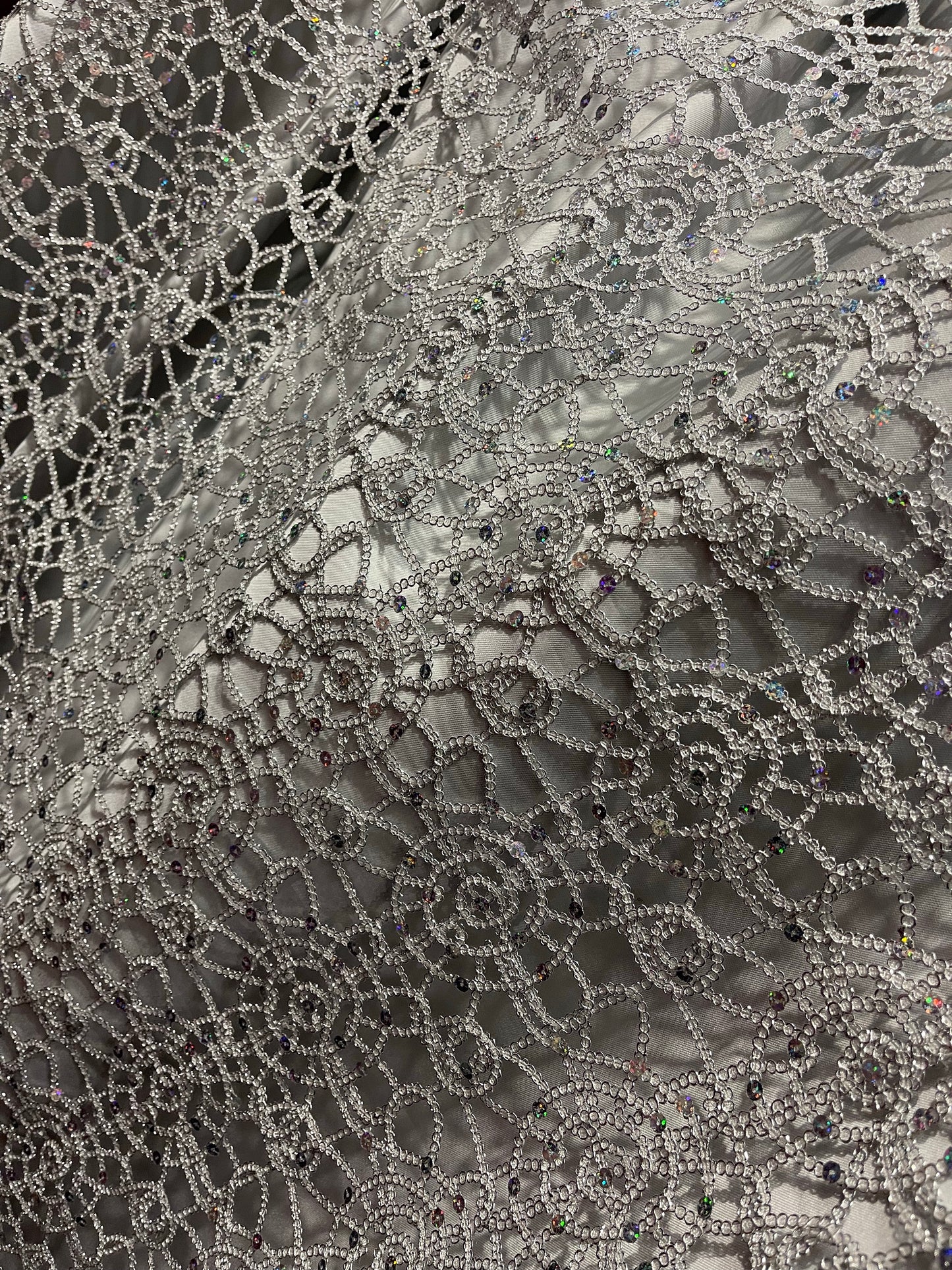 Designer sequins lace great for dress jacket pants skirt and much more