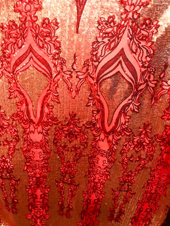 RED 4 WAY LACE sequence