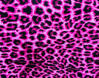 Cheetah print cotton