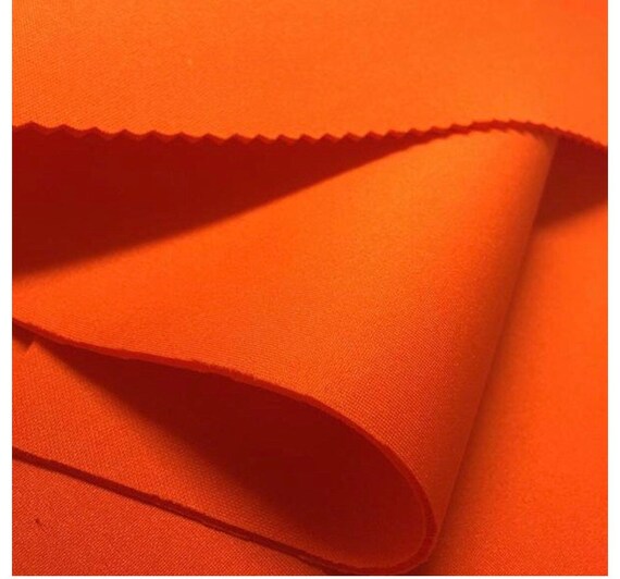 Orange Scuba Neoprene made in Italy