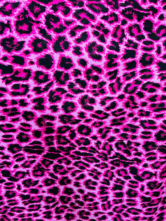 Cheetah print cotton