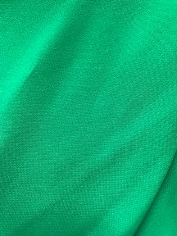 ODESSA Green stretch crepe