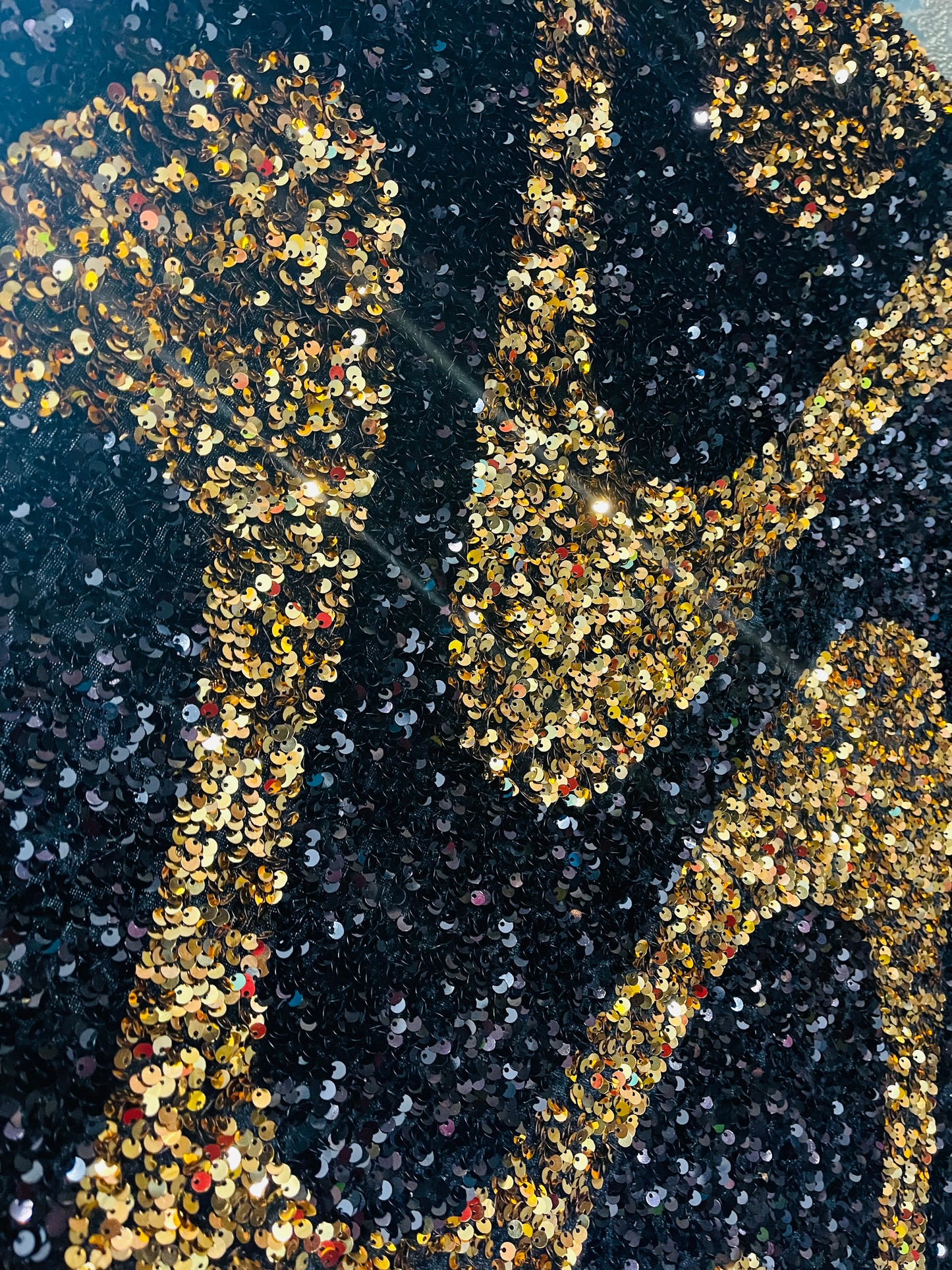 Designer swirly’s 4way stretch velvet sequins great fabric for dress jacket skirt and much more