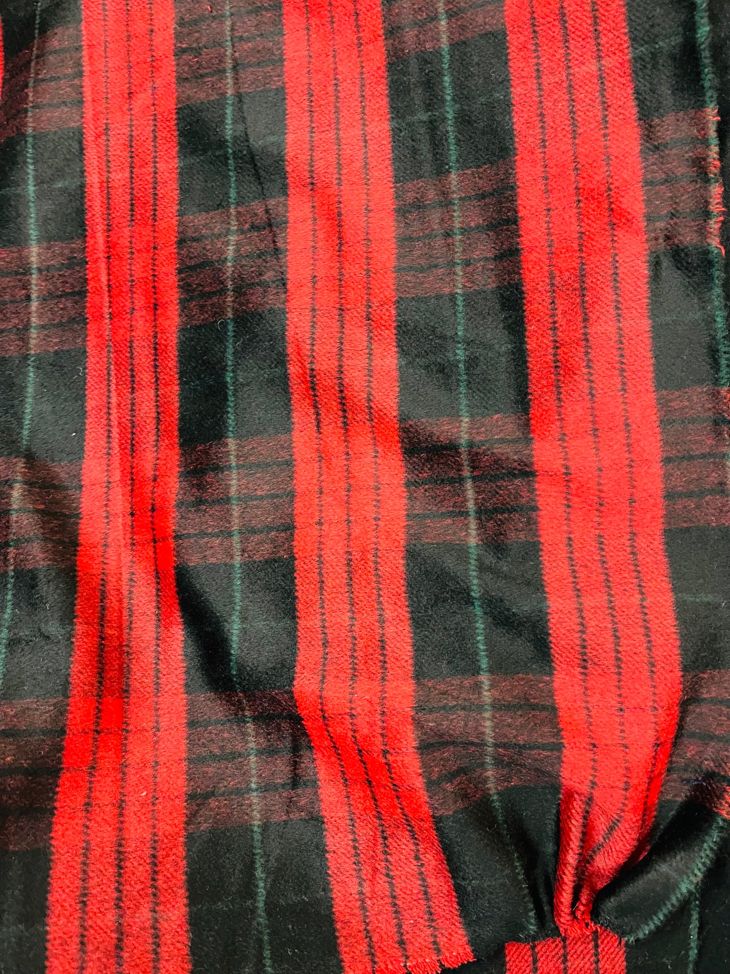 Buffalo plaid 100% cashmere great fabric for sweaters dress jacket and much more