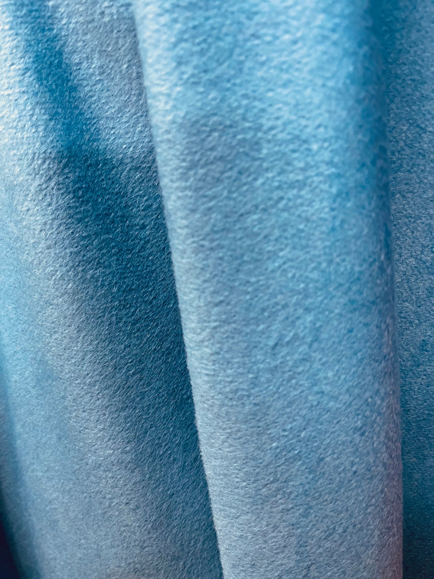 Babe blue 100%Wool Cashmere design by Lora piano