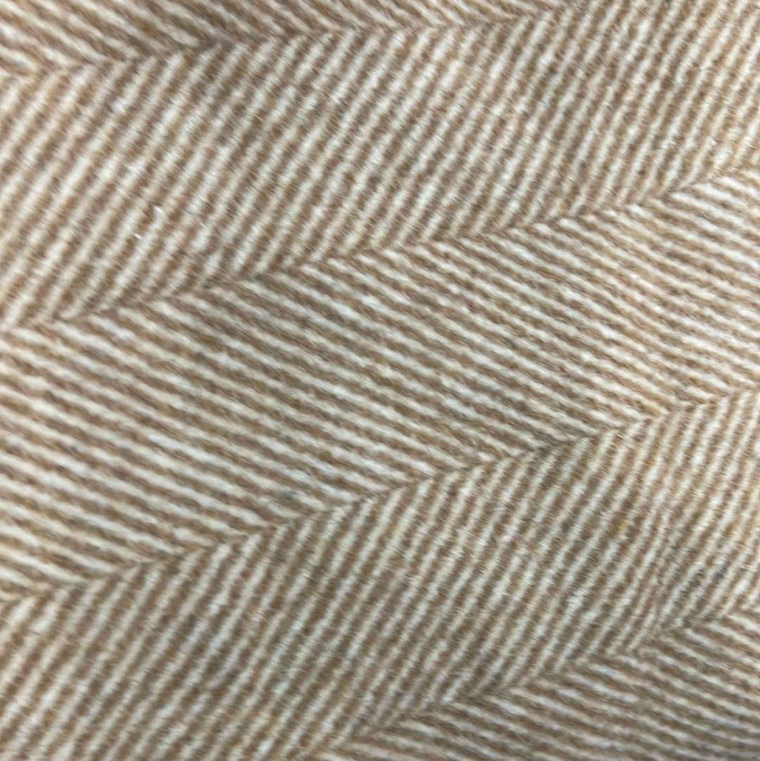 Designer chunky herringbone style Super soft 100% cashmere design by Salvatore Ferragamo