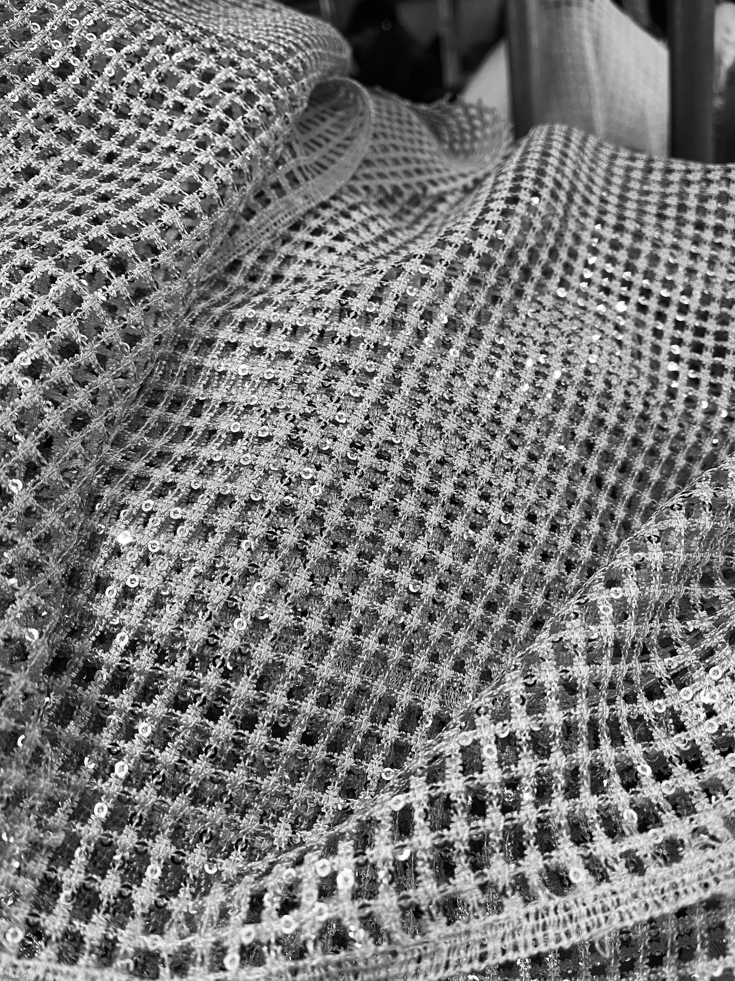 Designer sequins mesh