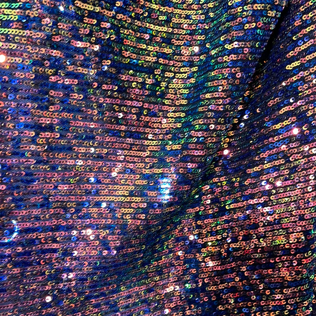 Designer 4way stretch sequins made in Italy