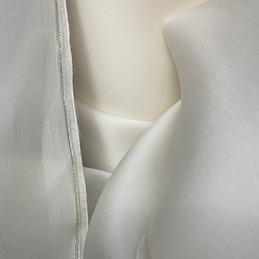 100% silk organza neutral