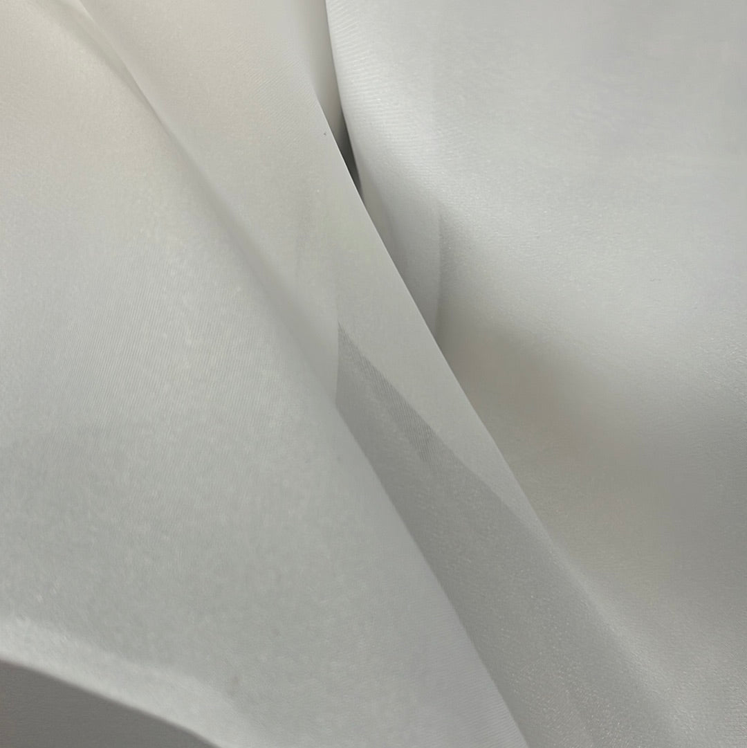 Designer nude skin poly Gazar organdy made in Italy