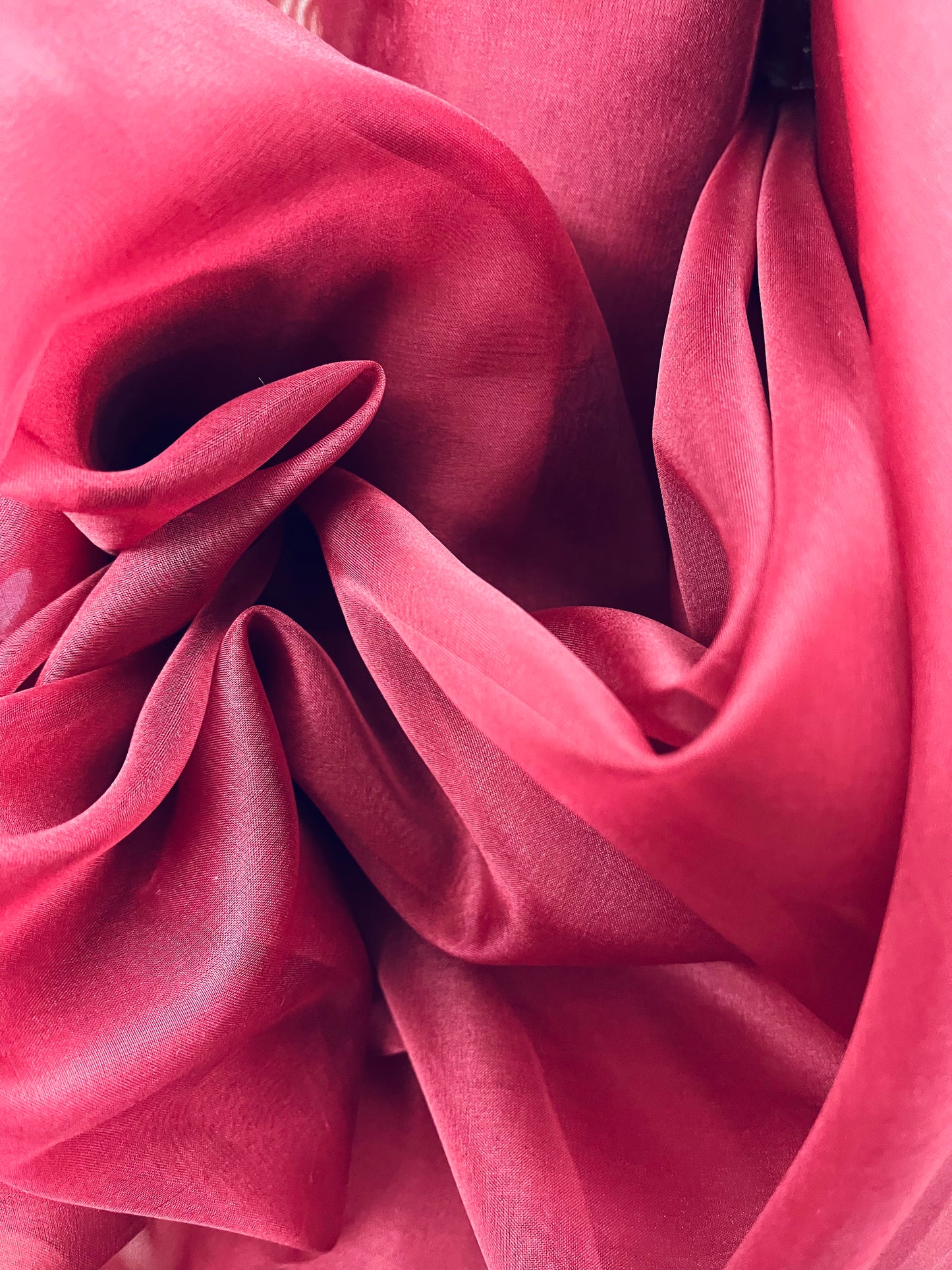 Designer shears 100% silk organza made in Italy
