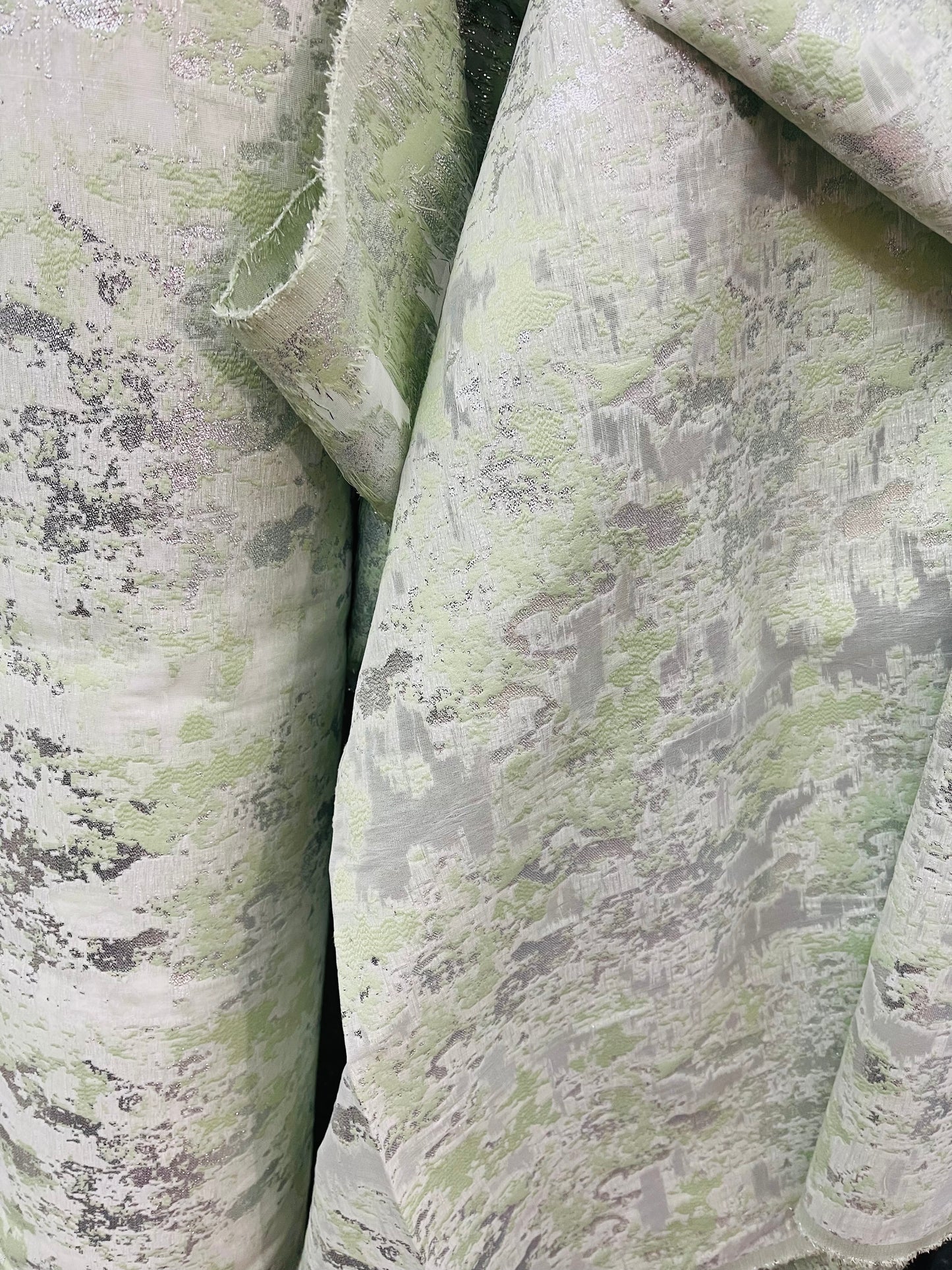 Designer organza Floral Brocade made in Italy