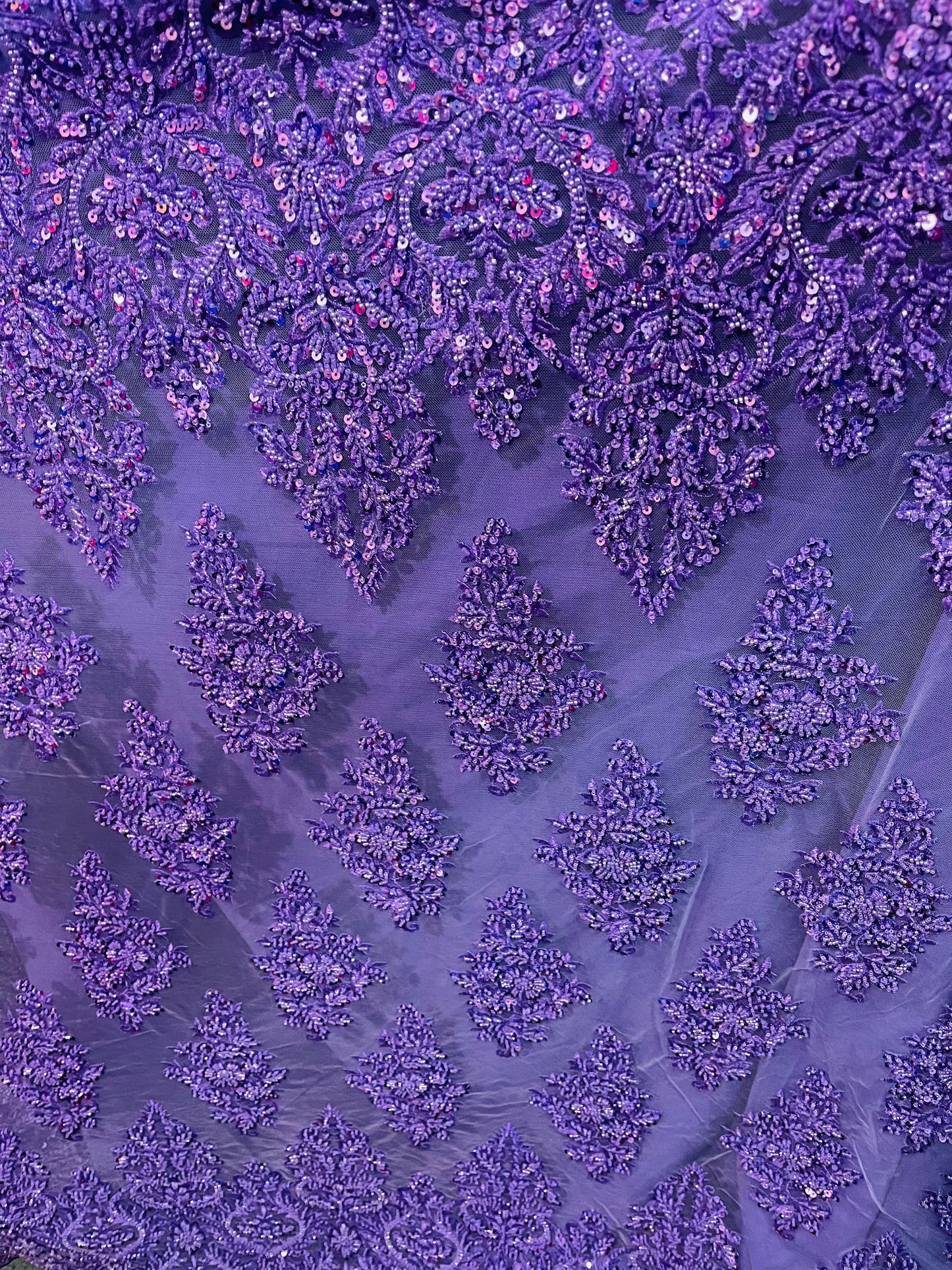 Designer beaded lace made in France