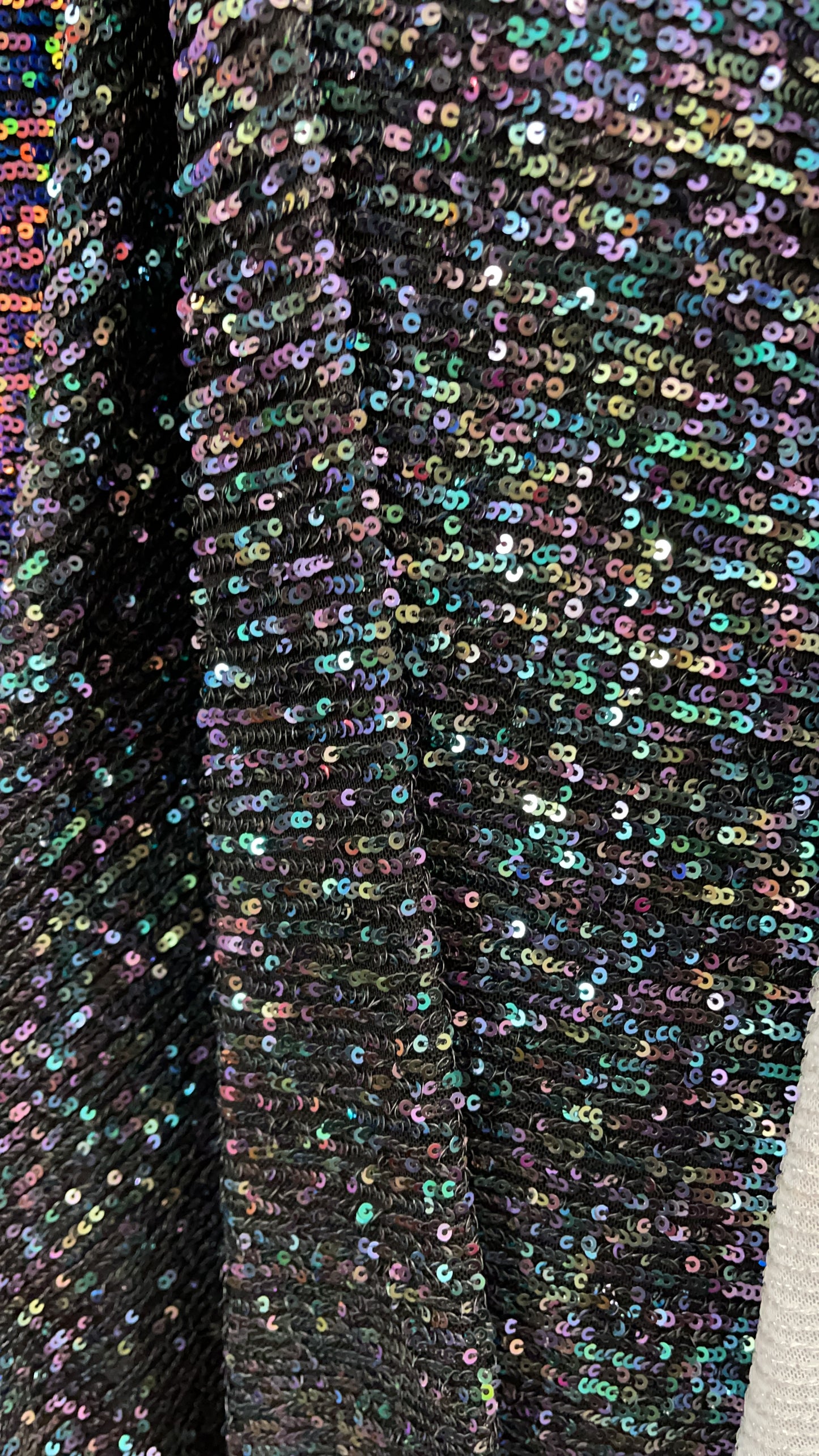 Designer 4way stretch mermaid sequins lace