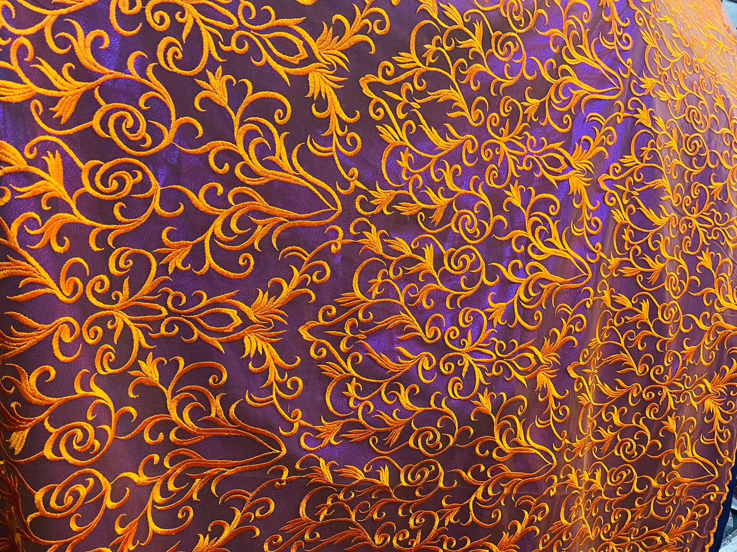 Designer silk feel lace