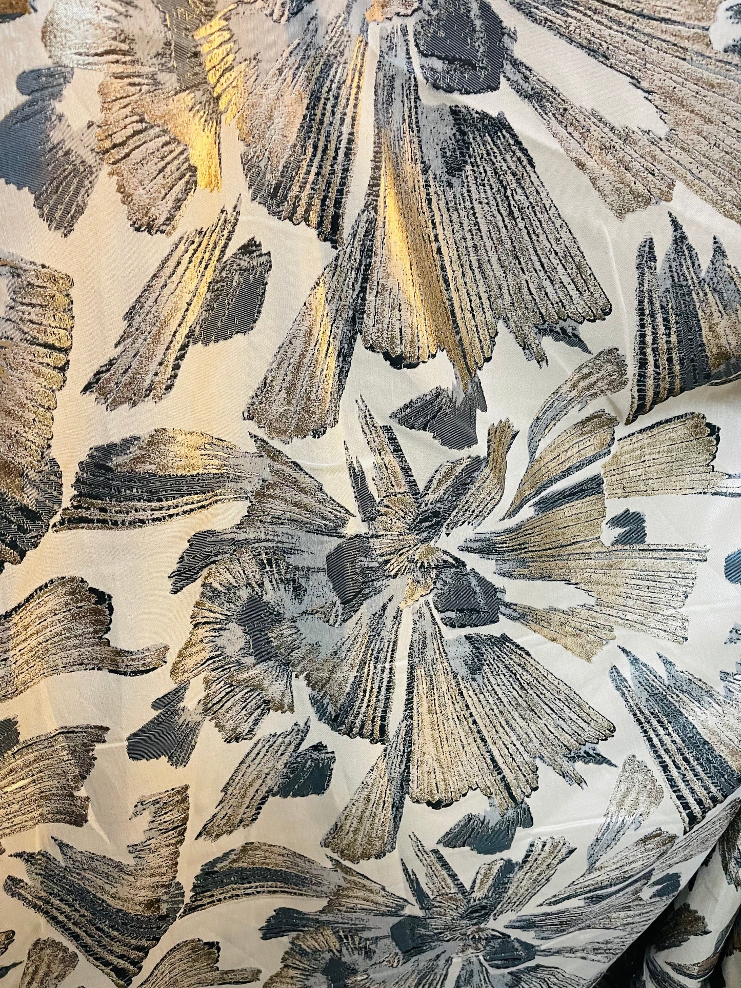 120 inch Designer mikado Floral Brocade great for dress jacket pants skirt upholstery and much more made in Italy