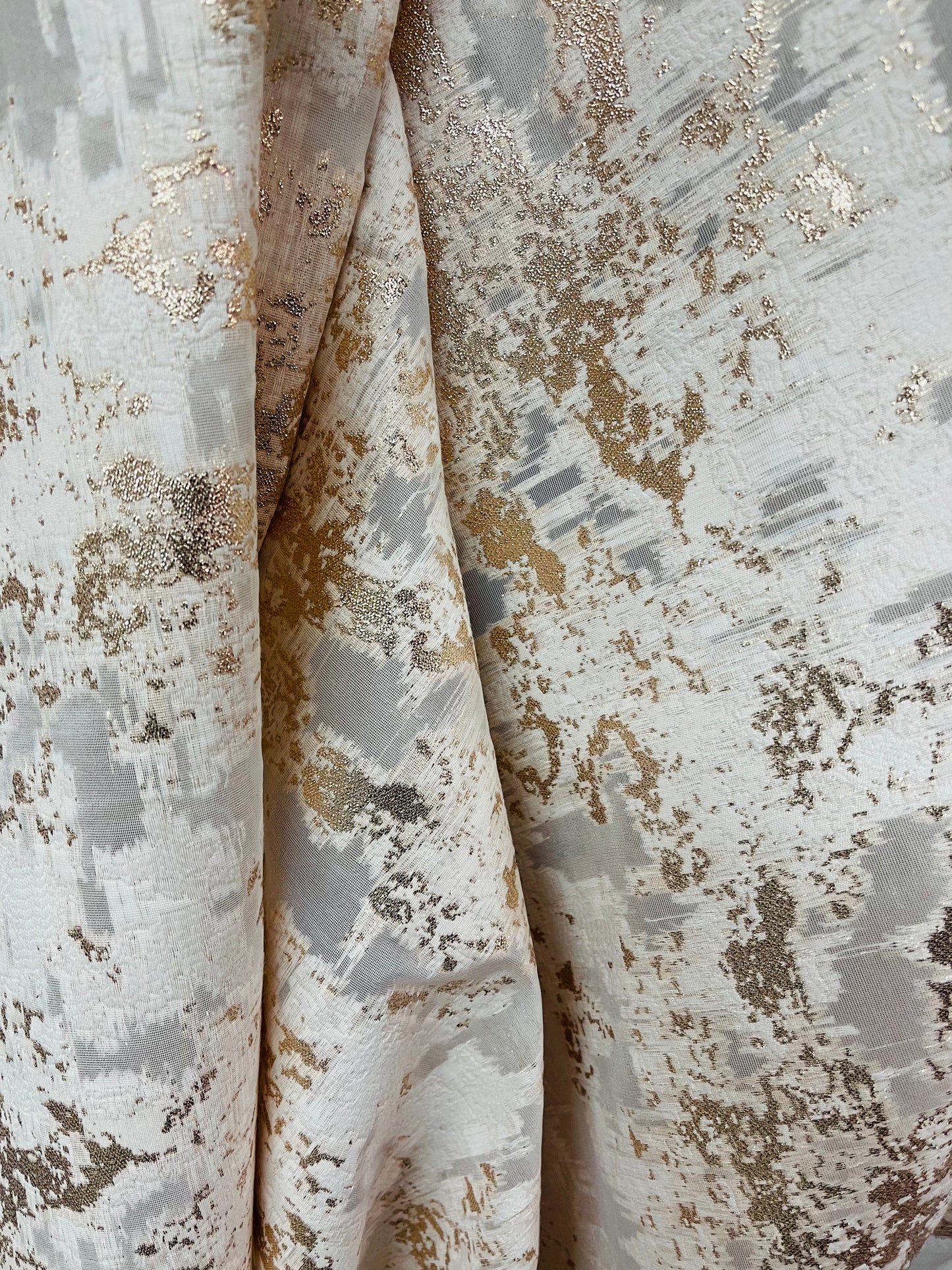 Designer organza Floral Brocade made in Italy