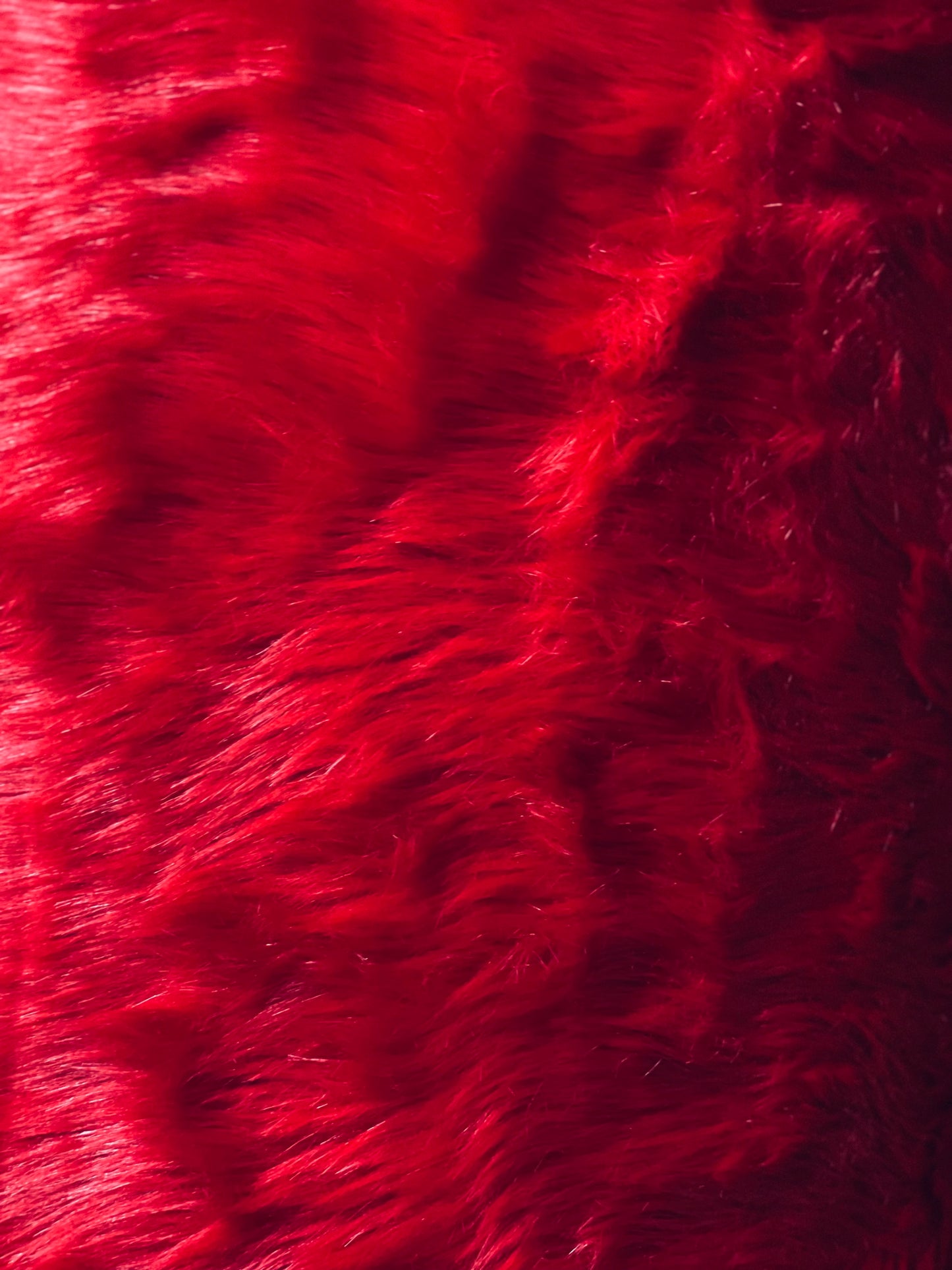 Christmas red designer mink design by Lora piano