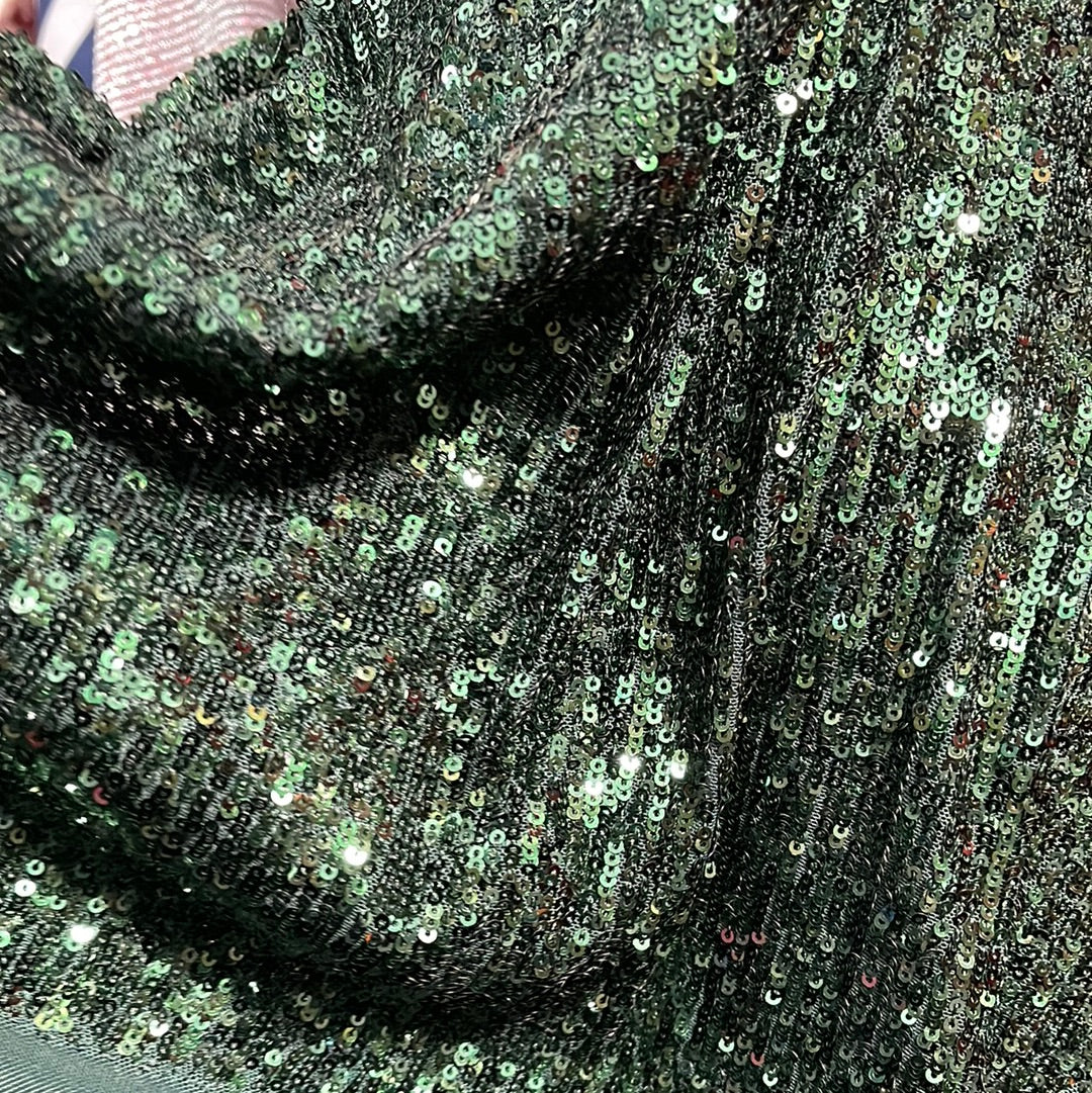 Designer 4way stretch sequins made in Italy