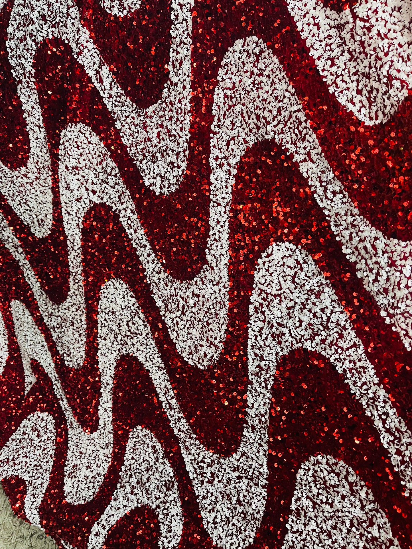 Designer swirly’s 4way stretch velvet sequins great fabric for dress jacket skirt and much more