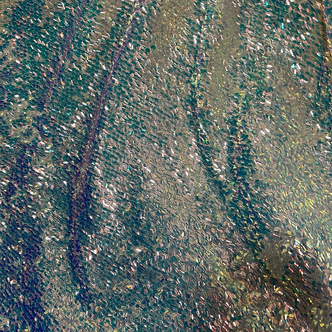 Designer 4way stretch sequins made in Italy