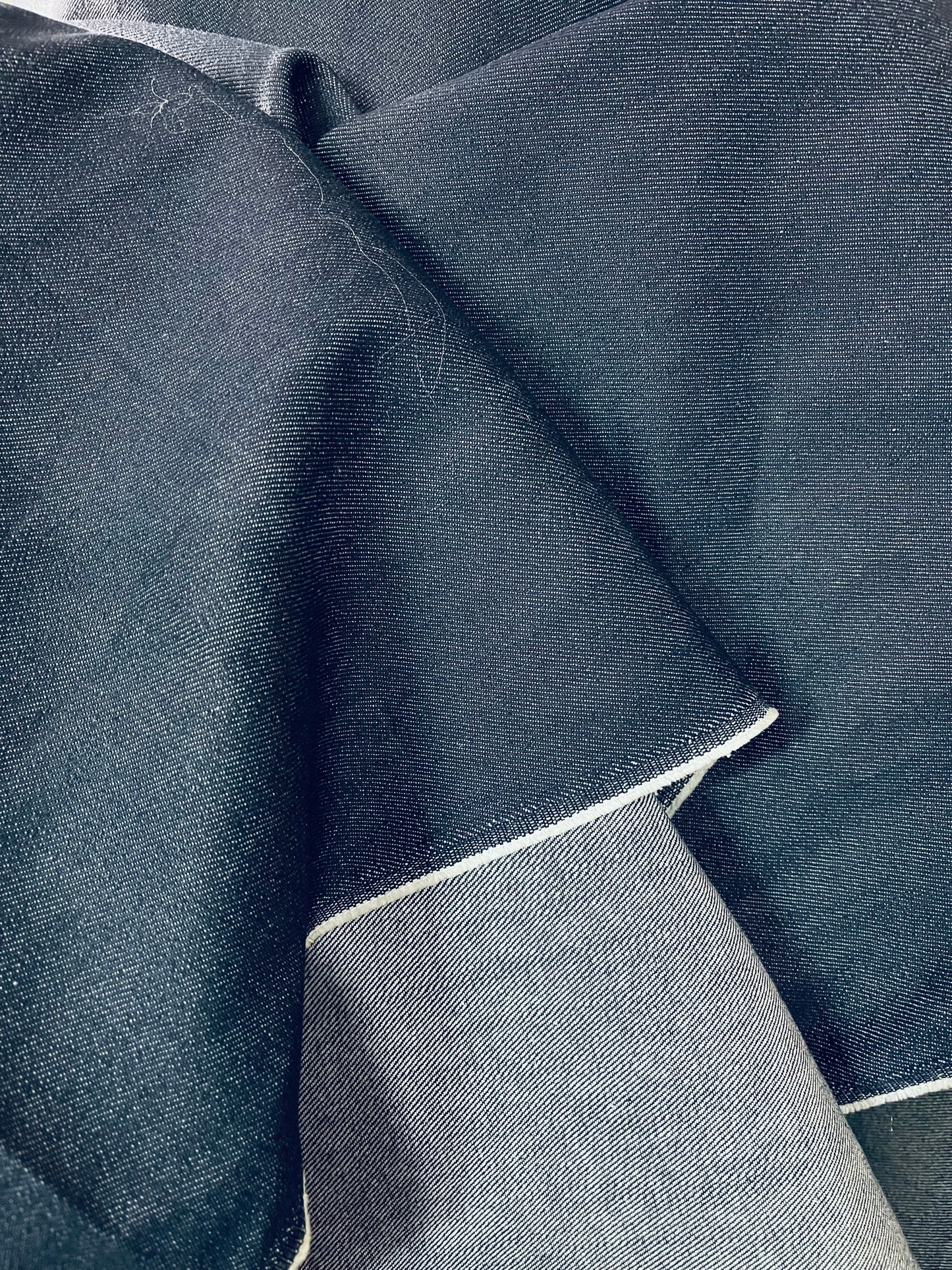 12 once Denim dark blue stretch great fabric for jacket shirt pants dress and much more