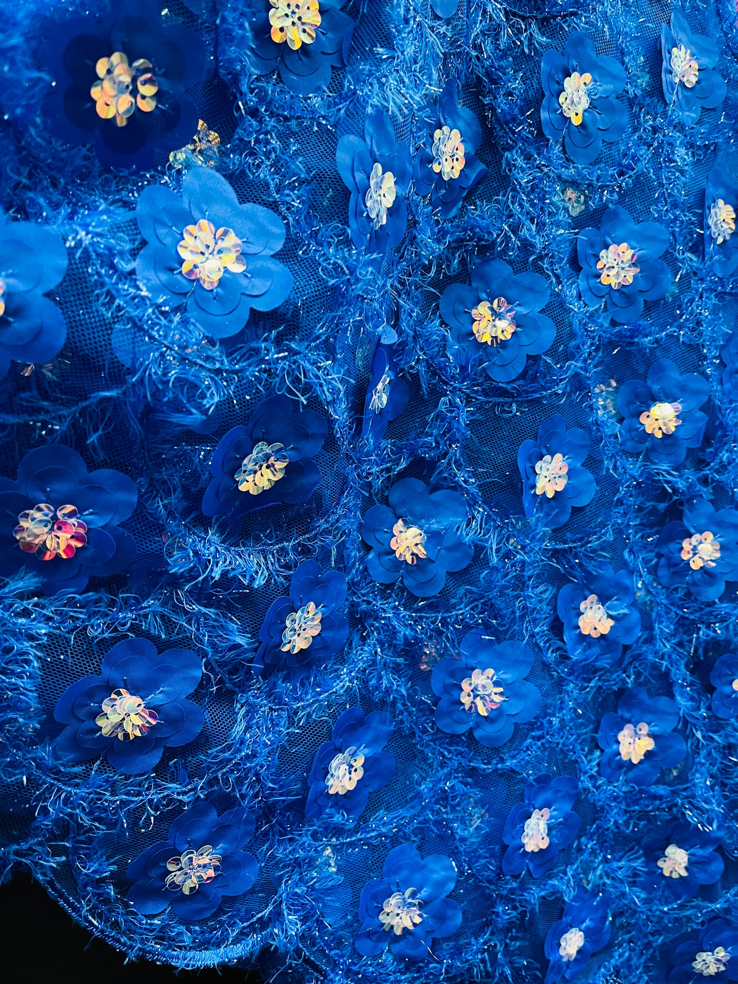 3D flower lace great for dress jacket pants skirt and much more made in Italy