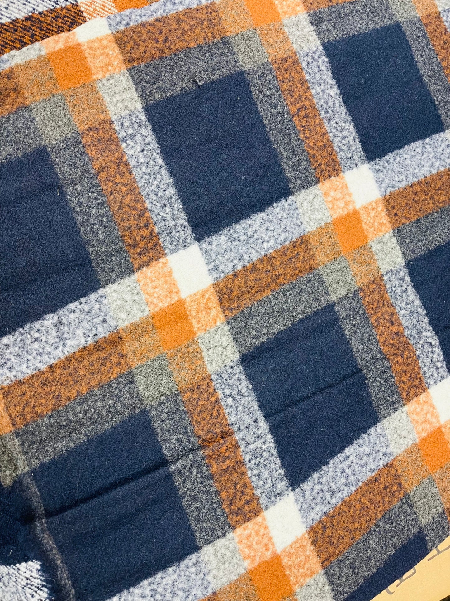 Buffalo plaid 100% cashmere great fabric for sweaters dress jacket and much more