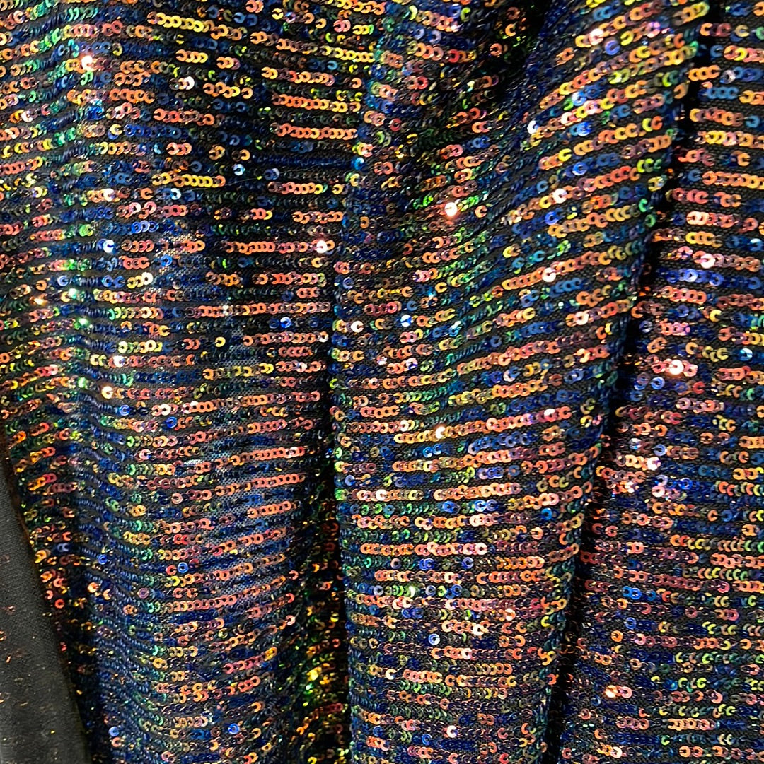 Designer 4way stretch sequins made in Italy