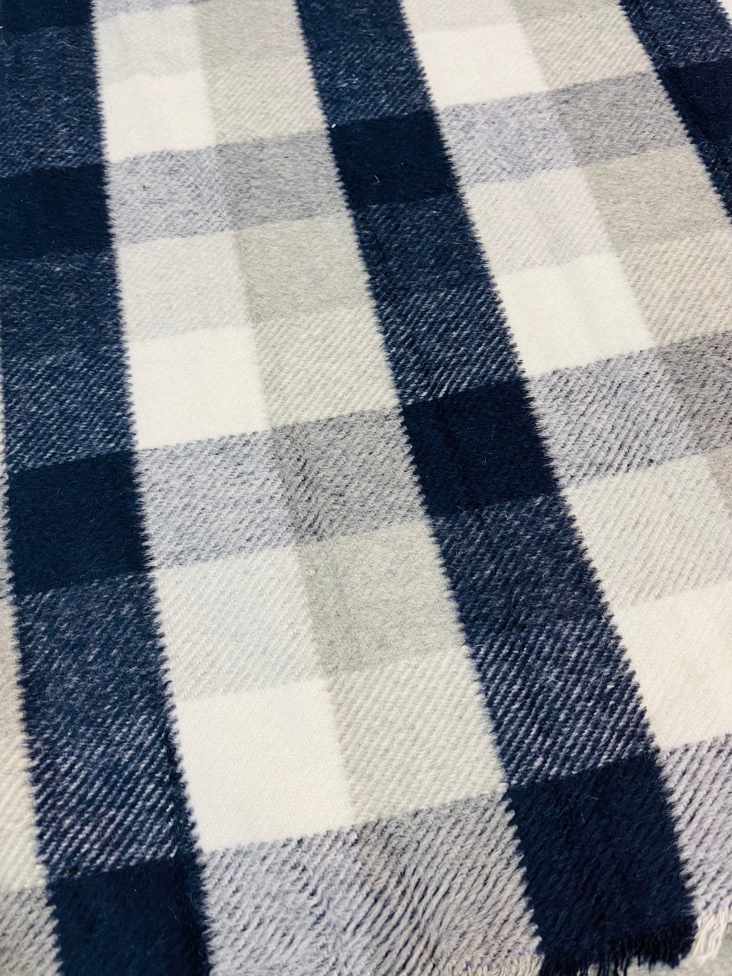 Buffalo plaid 100% cashmere great fabric for sweaters dress jacket and much more
