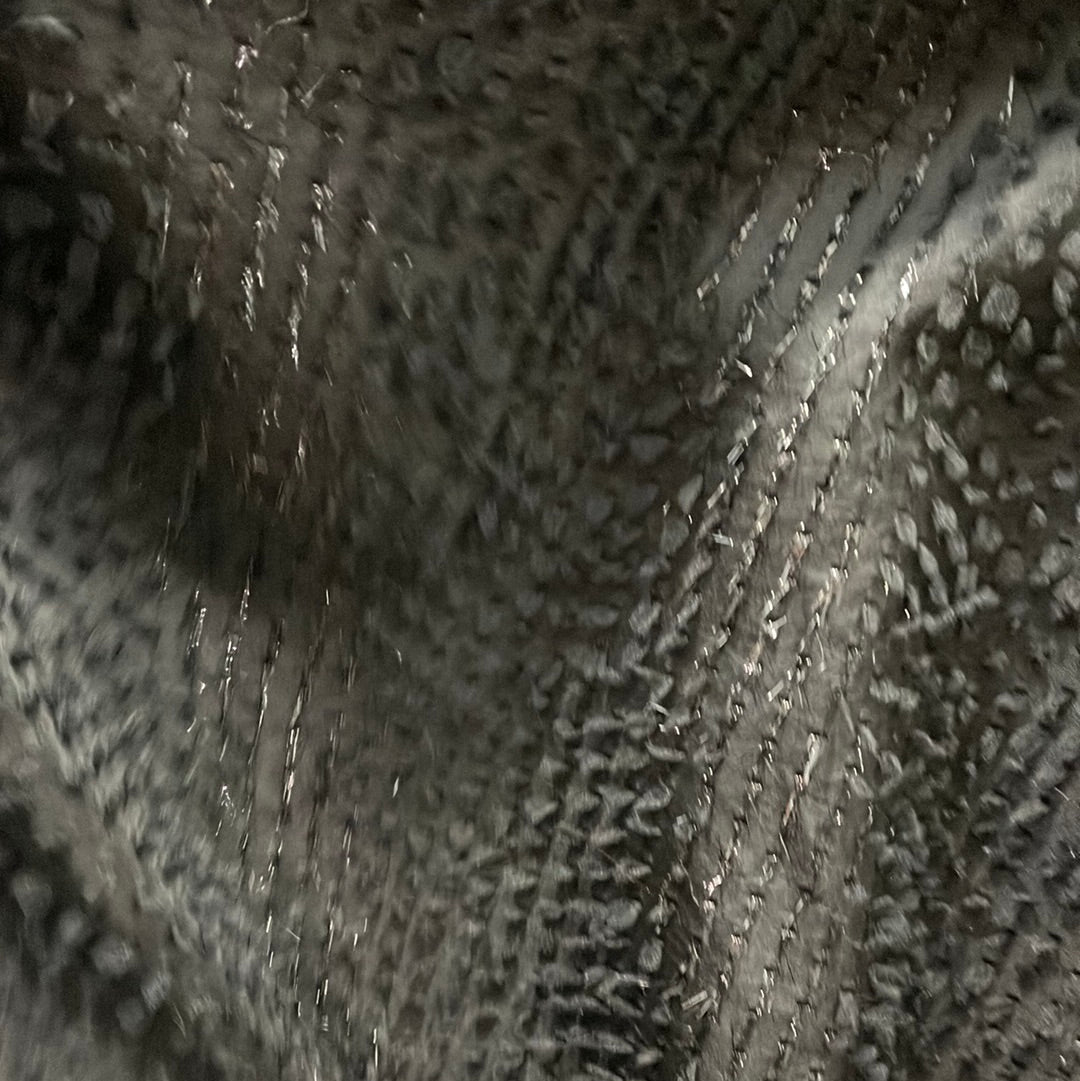 Designer metallic brocade eyelashes made in Italy