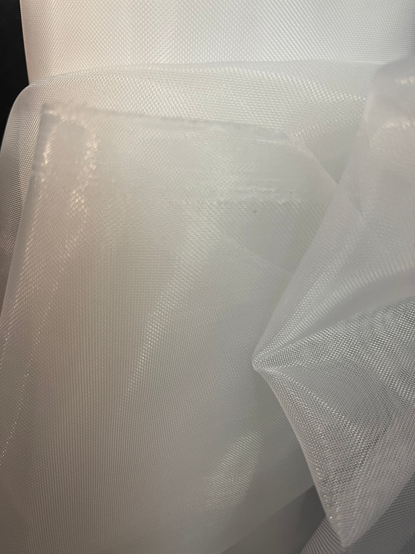 Designer metallic Horse hair organdy made in Italy