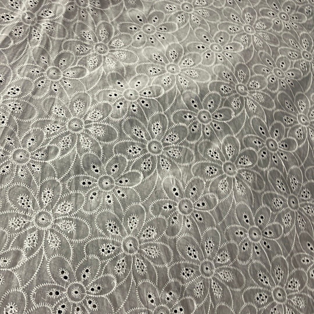 Designer cotton eyelets